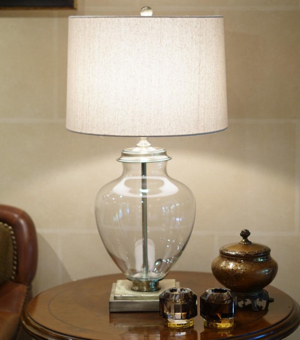Maddox Table Lamp w/shade - Elvy Lifestyle