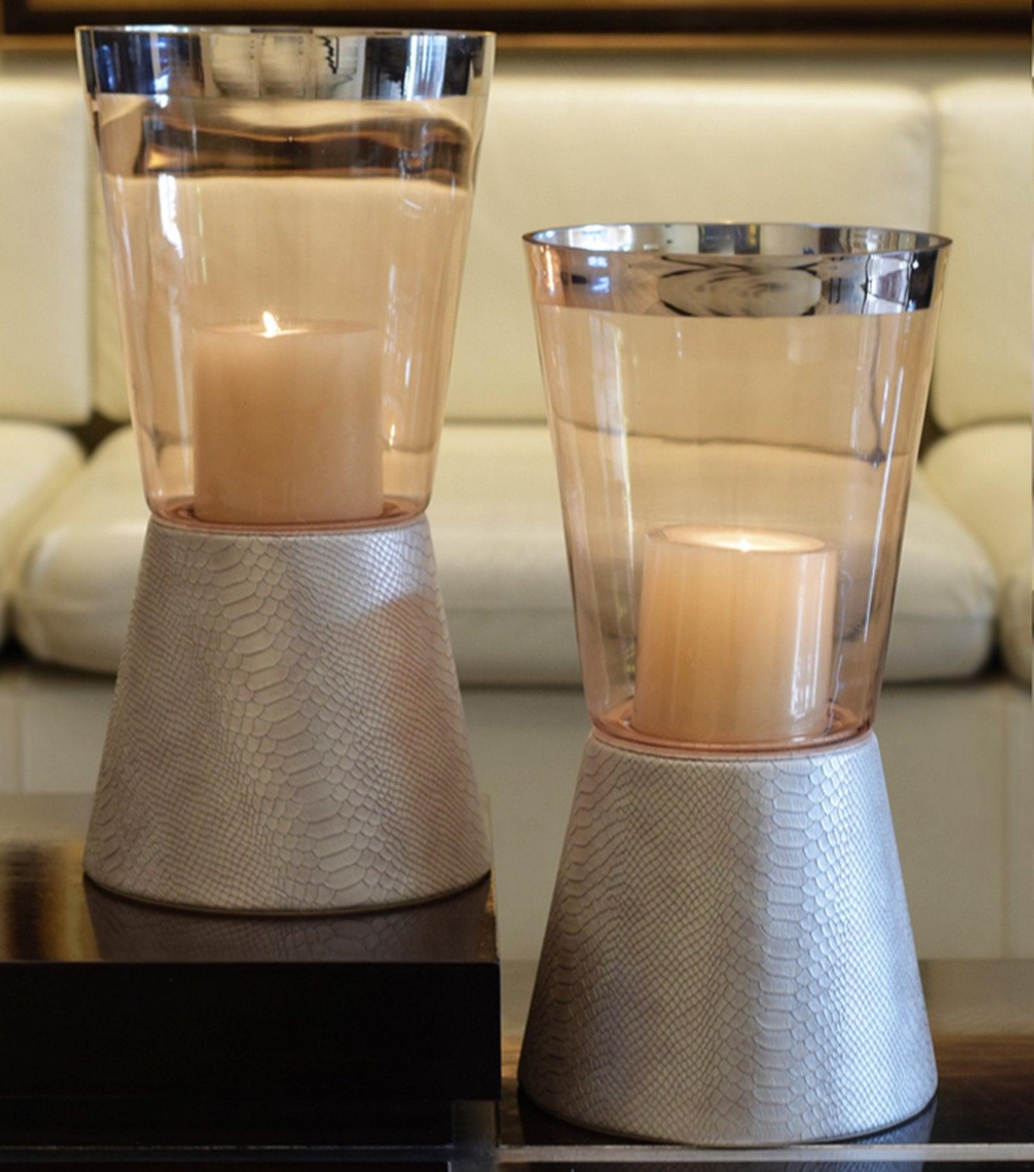 Embrosed Table hurricane - Elvy Lifestyle