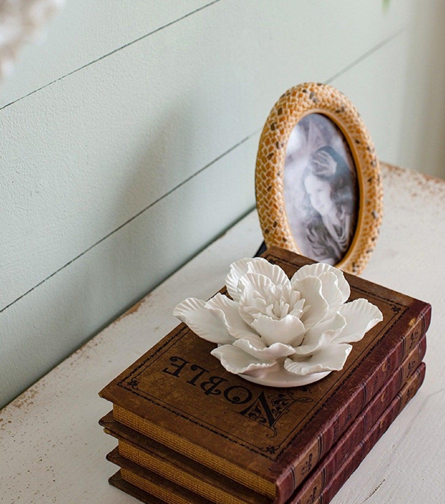 Floral Ceramic Decor - Elvy Lifestyle