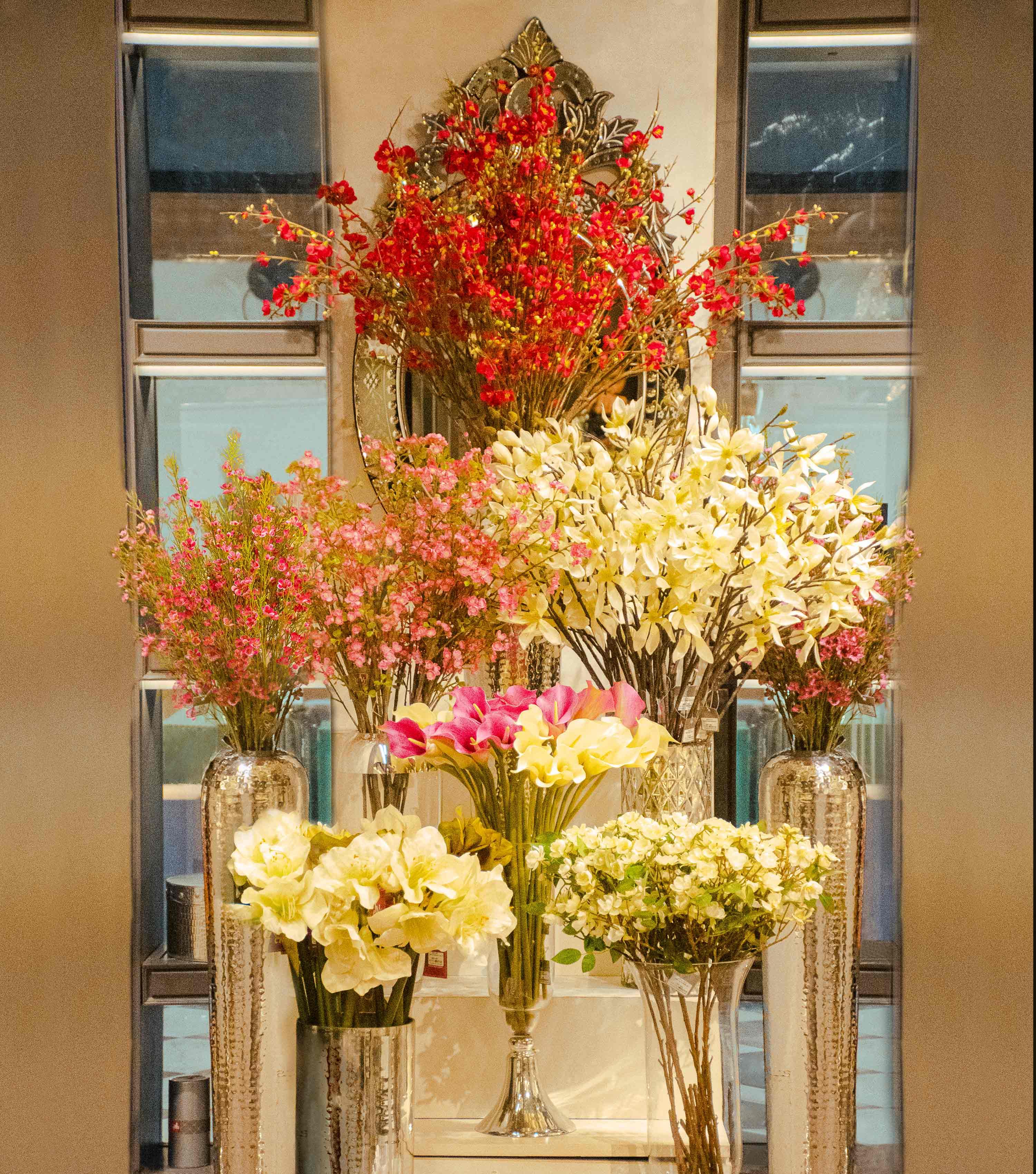 Waxflower Spray Pink 43" - Elvy Lifestyle