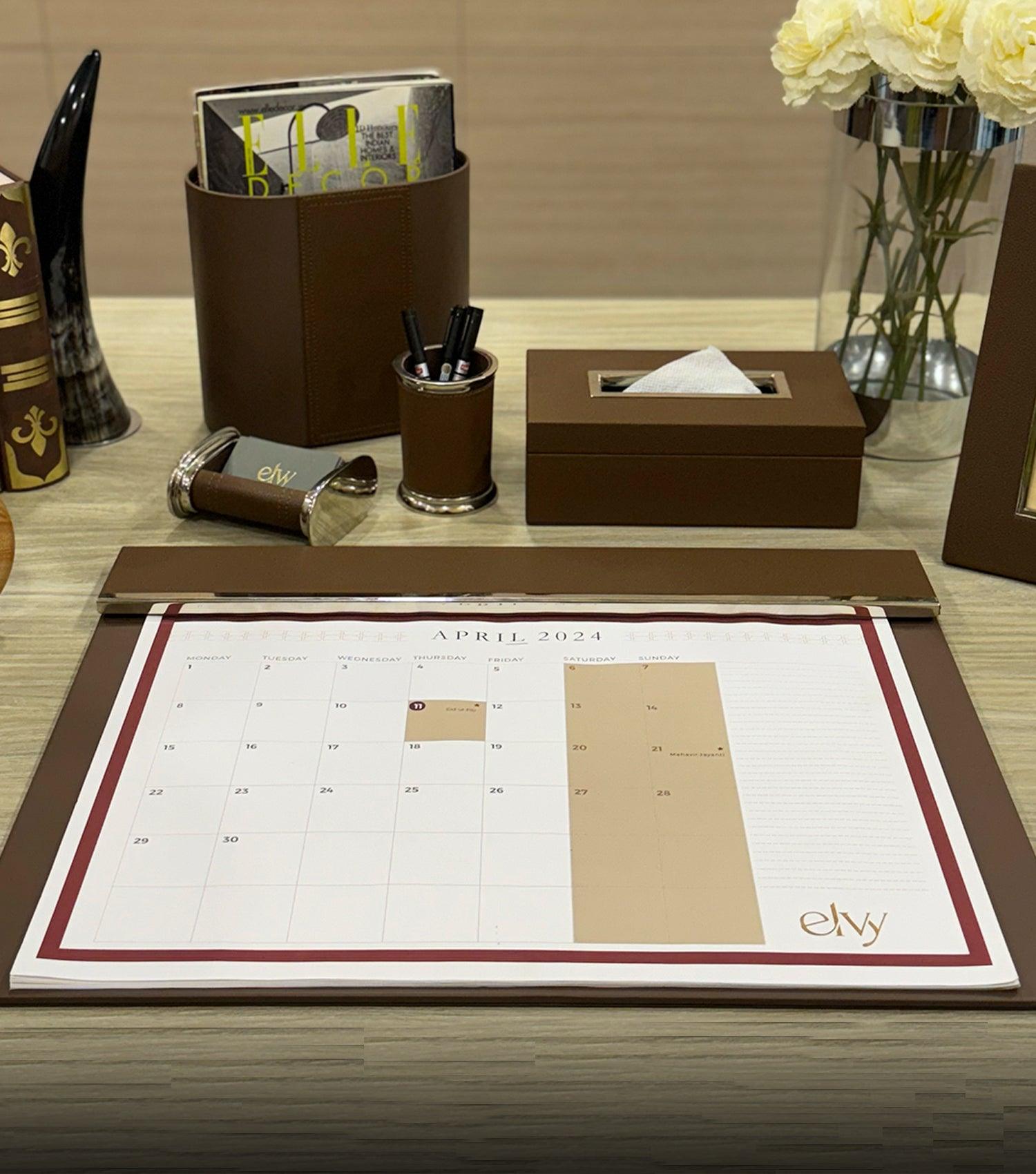 Gentleman Desk Blotter - Elvy Lifestyle