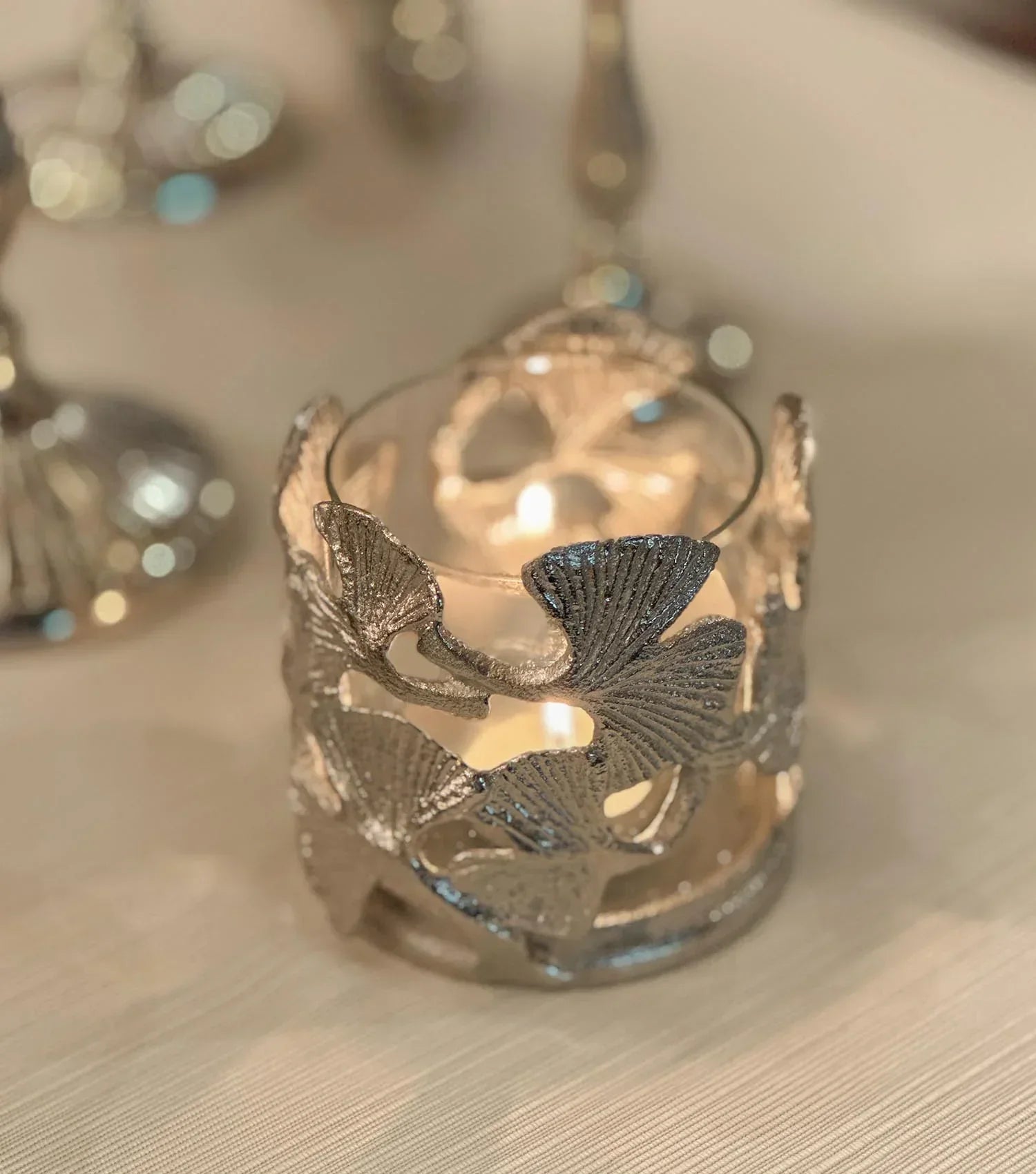 The Ginkgo Bloom T-light Holder