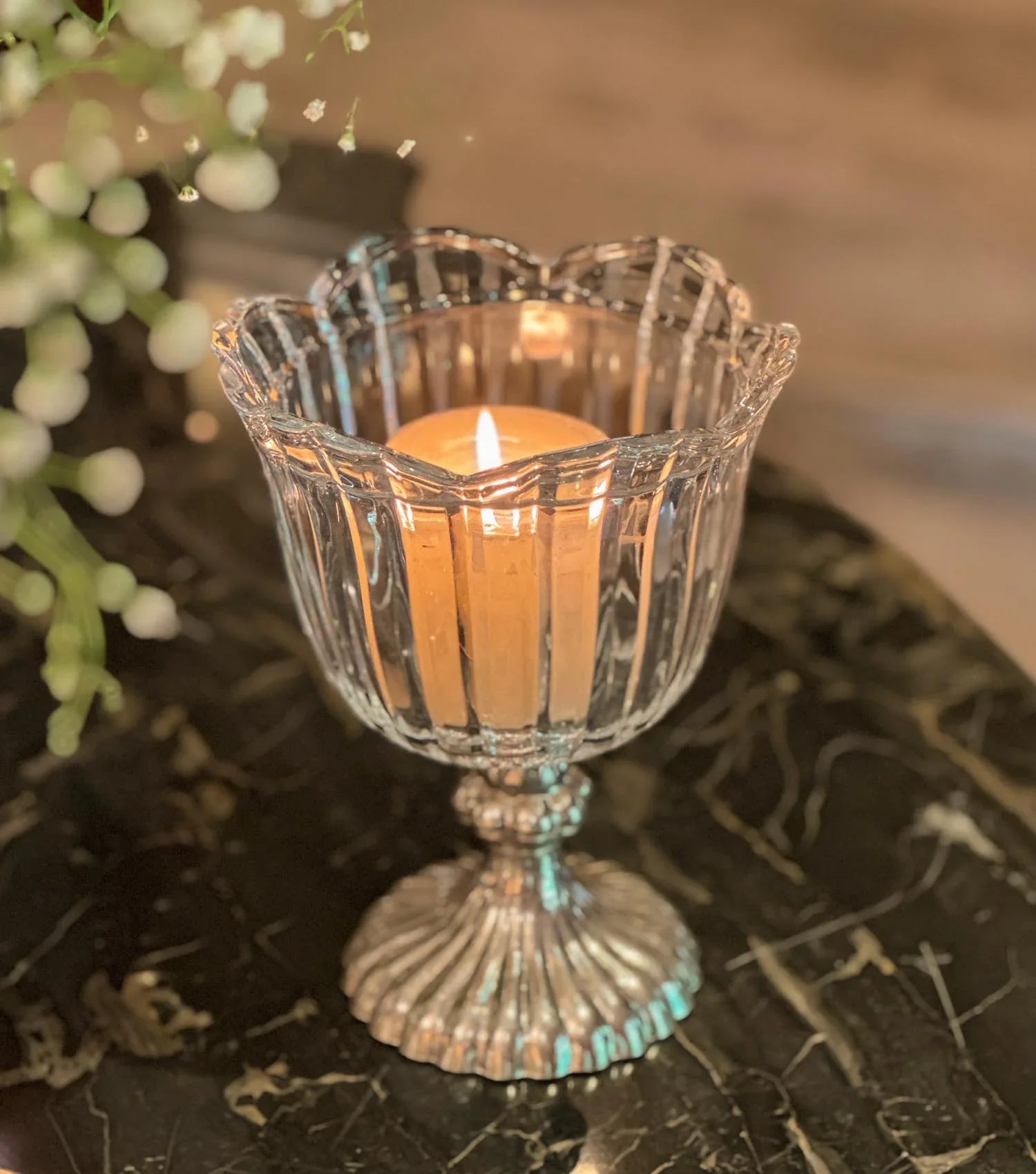 Crystella Candle Holder