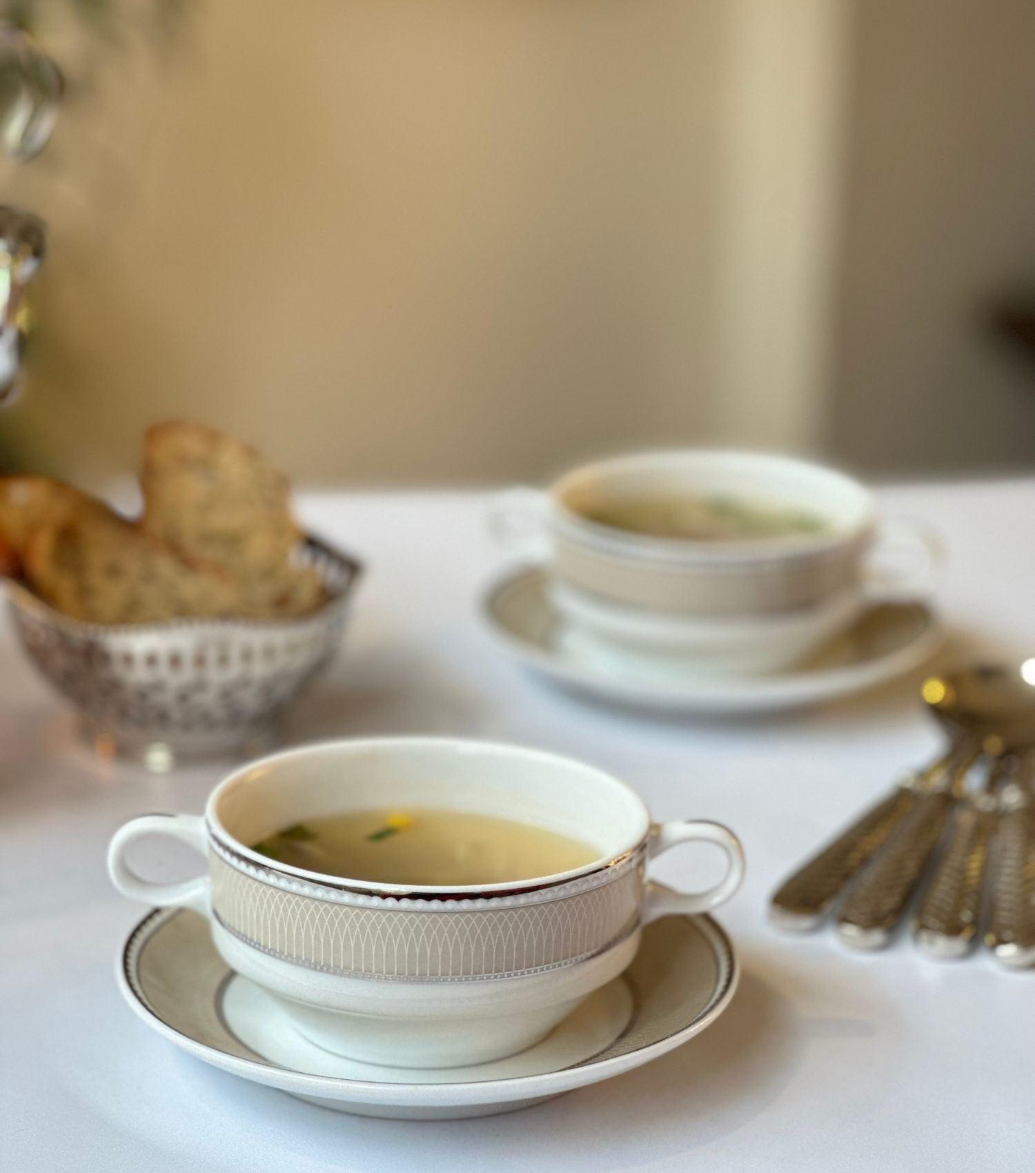Belleza Soup Set With Spoon - Elvy Lifestyle
