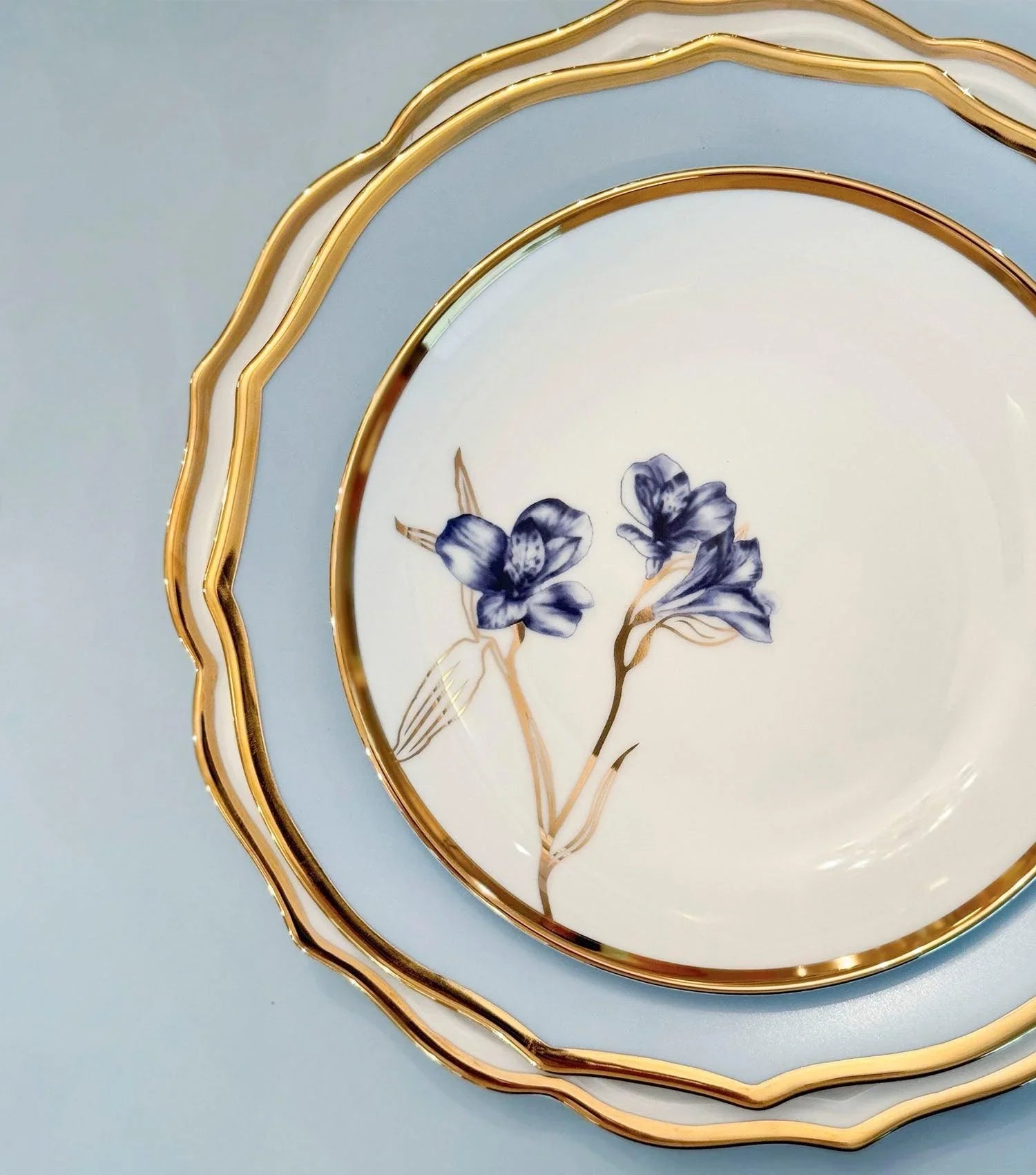 Lily of the Nile Add on Dinner set of 18 - Elvy Lifestyle