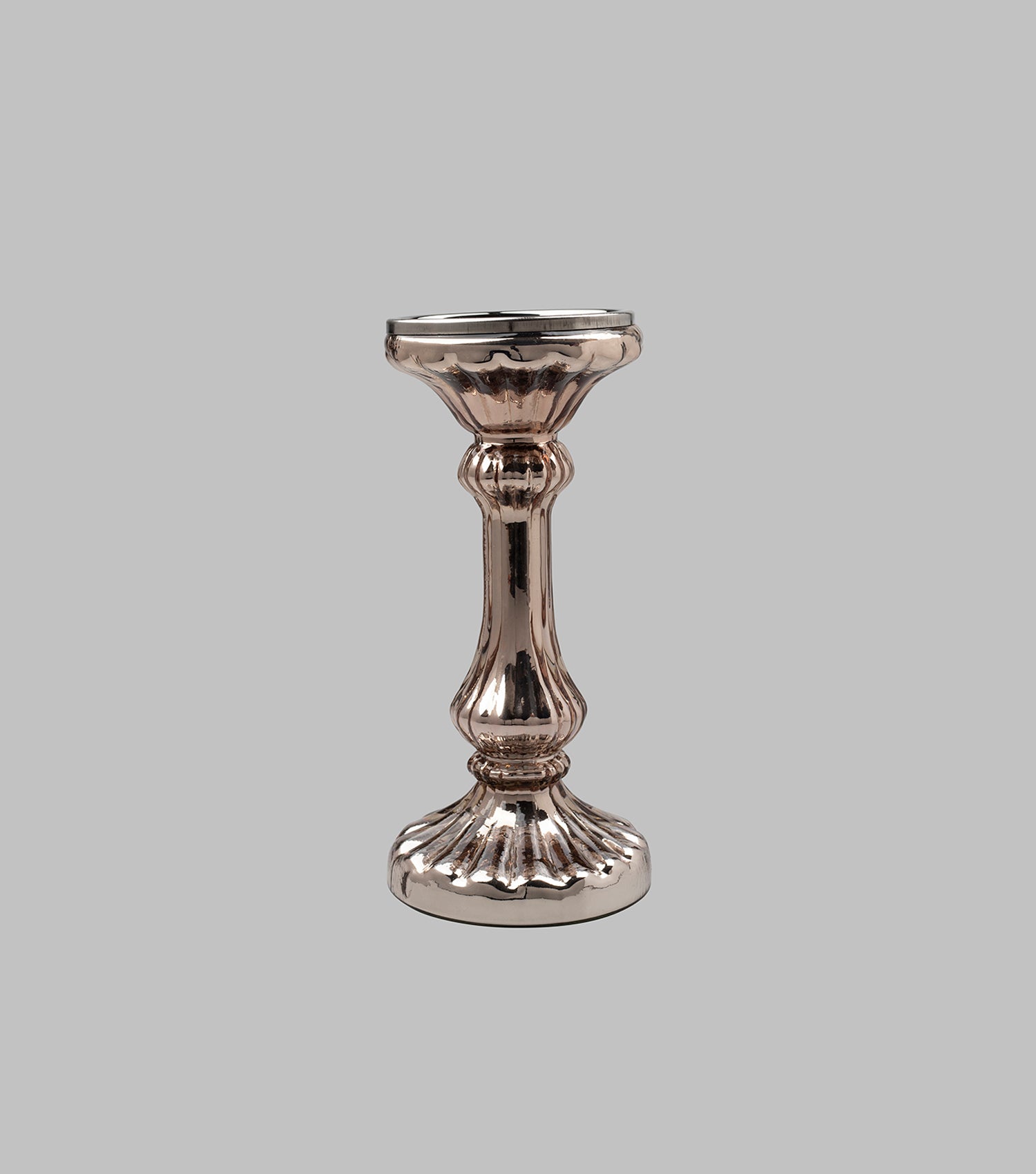 Mercerized Candle stand - Rose Gold