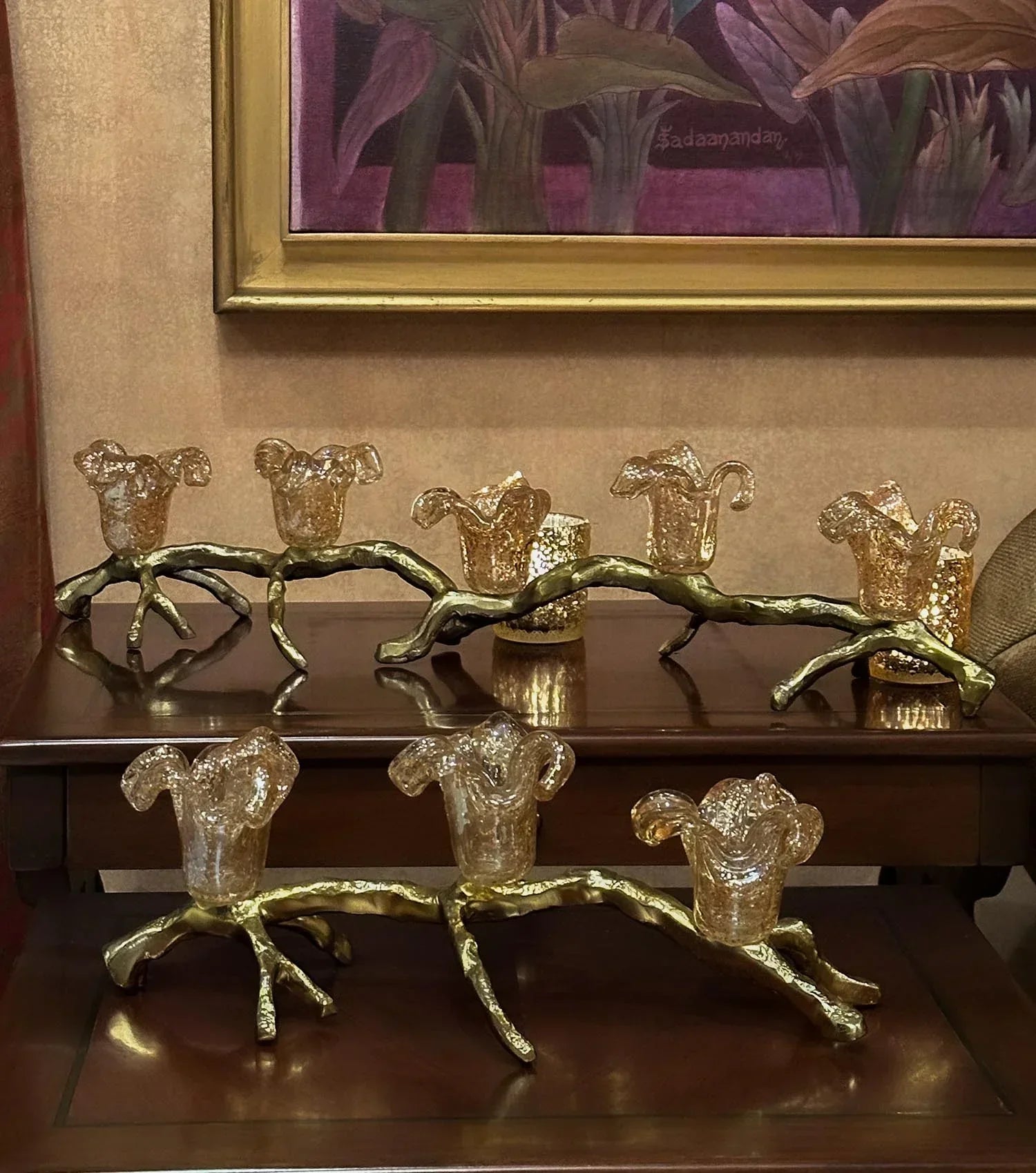 Elysian candle holder small