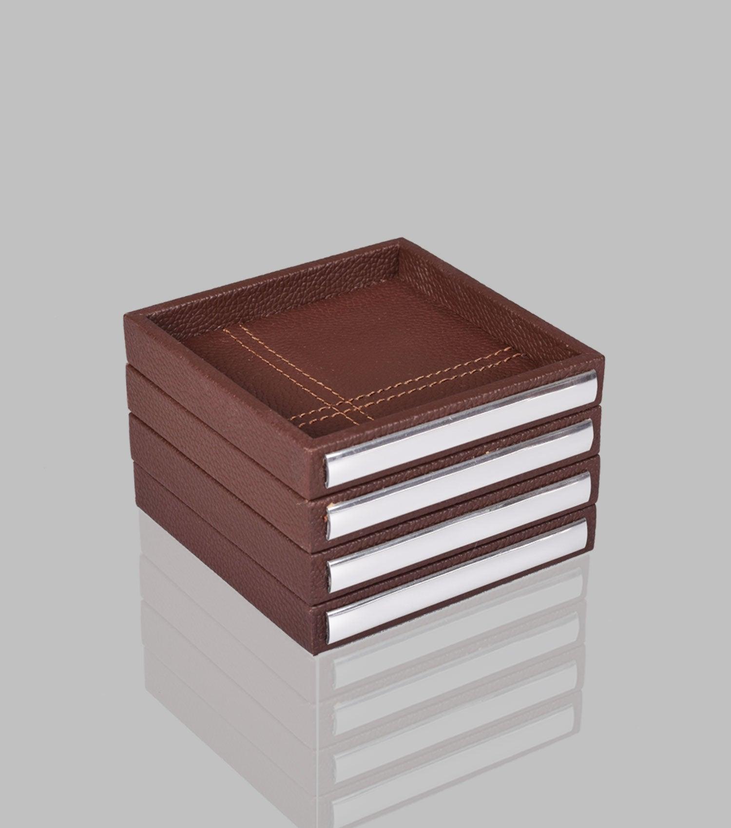 Gentleman Coaster Set S/4 - Elvy Lifestyle