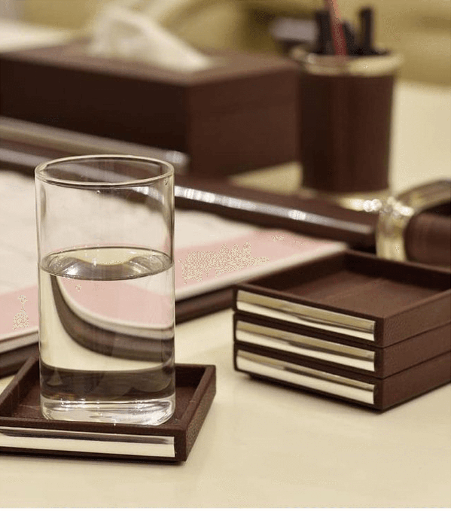 Gentleman Coaster Set S/4 - Elvy Lifestyle
