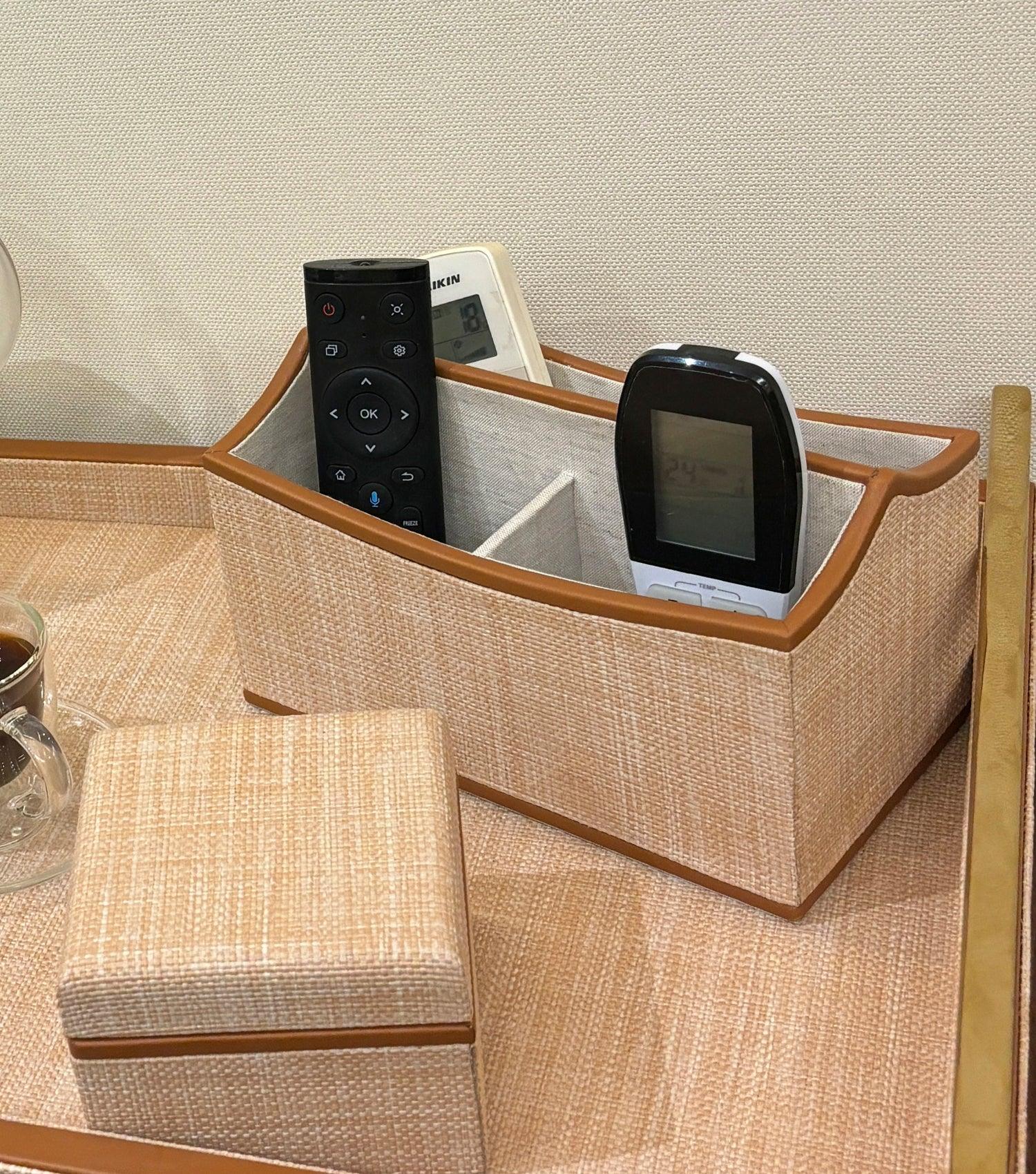 Raffia remote holder - Elvy Lifestyle