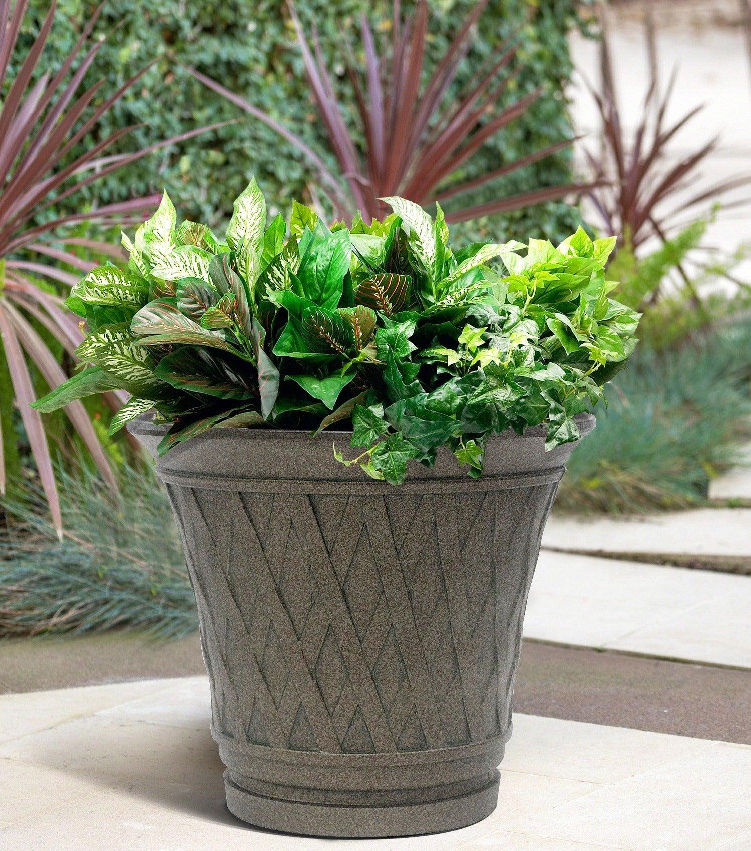 Galvanised planter - Elvy Lifestyle