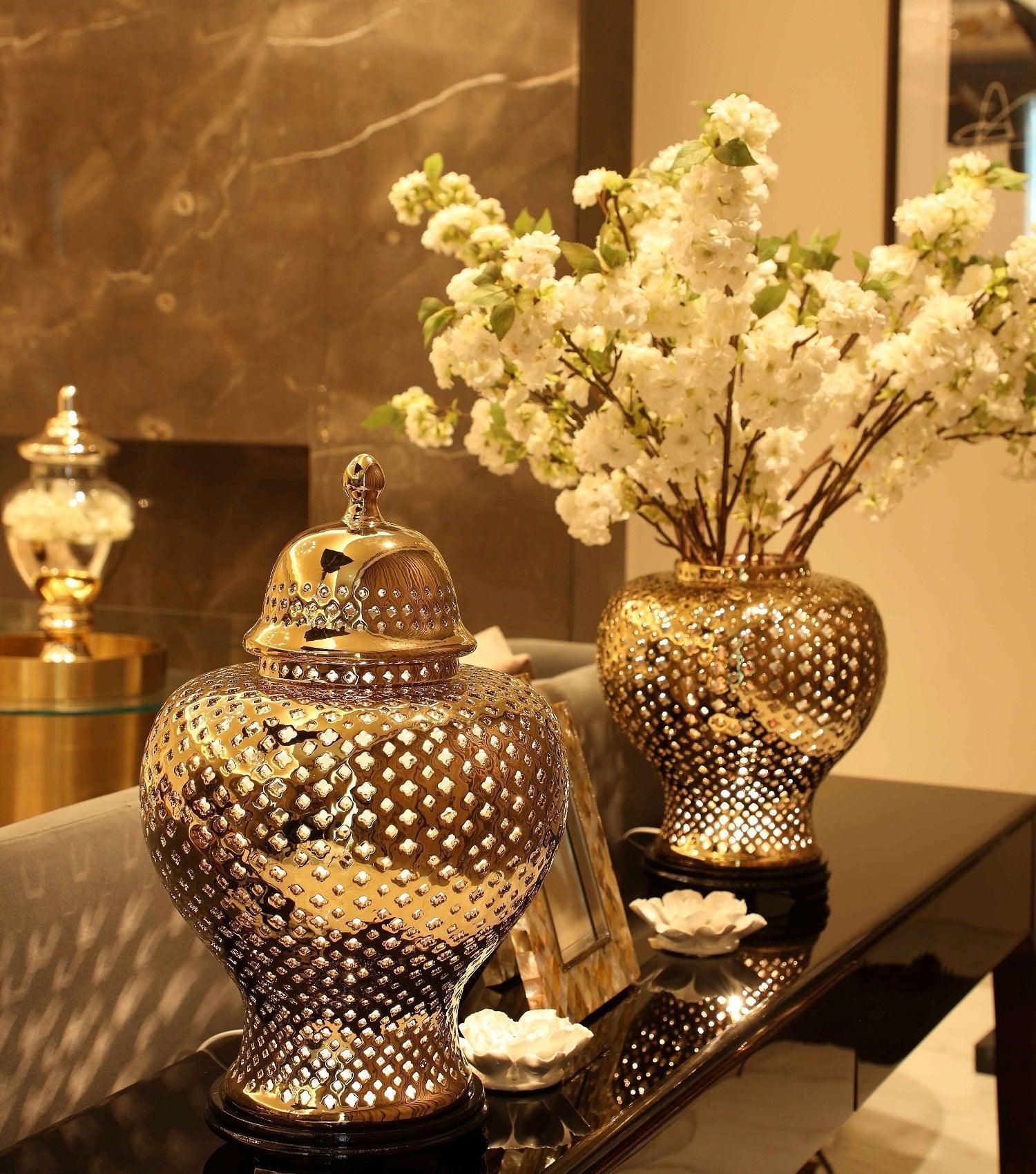 Sierra Lamp Gold - Elvy Lifestyle