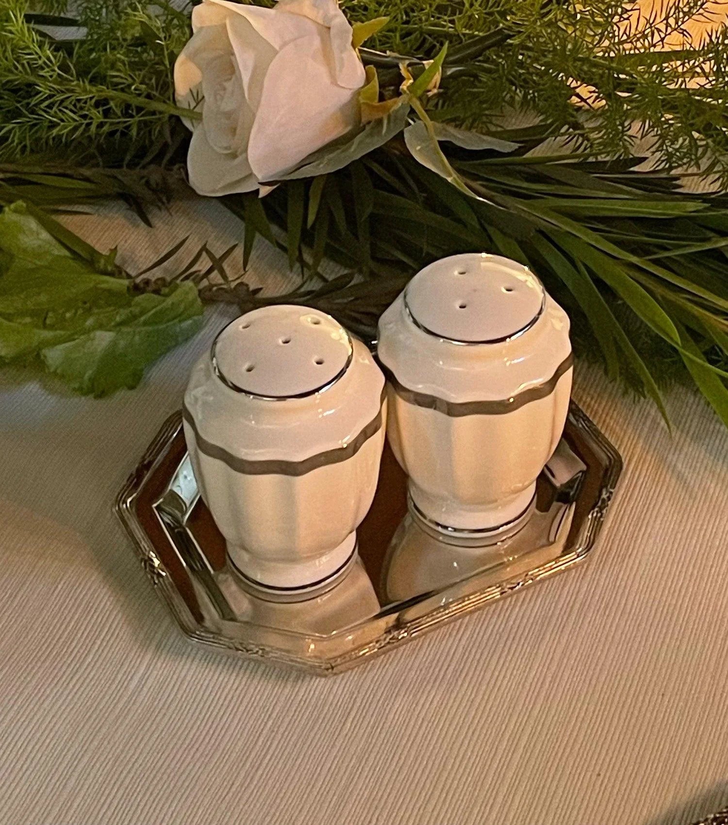 Pristine Salt & Pepper Shaker S/2 Silver - Elvy Lifestyle