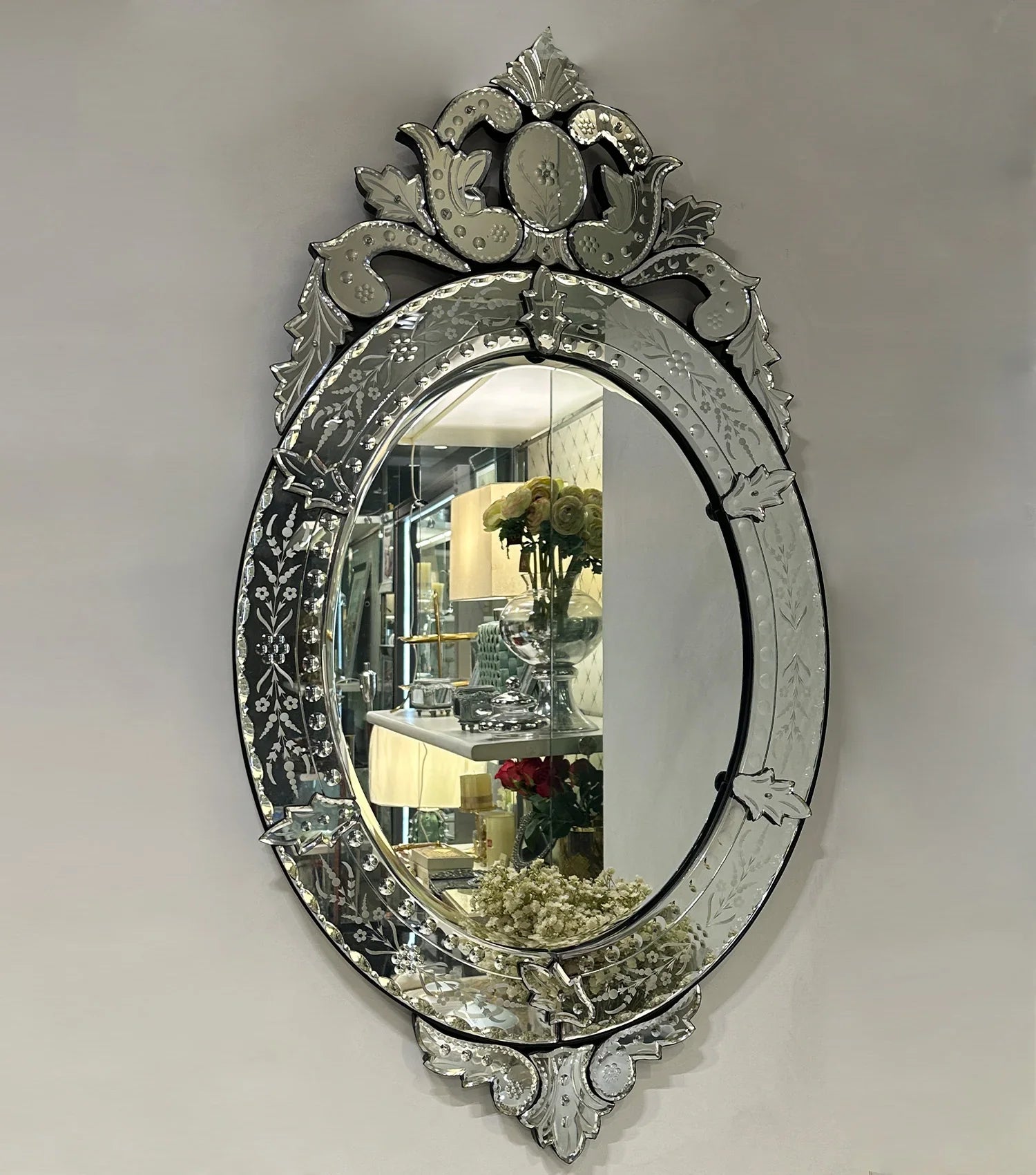 Oval Lake Palace Mirror