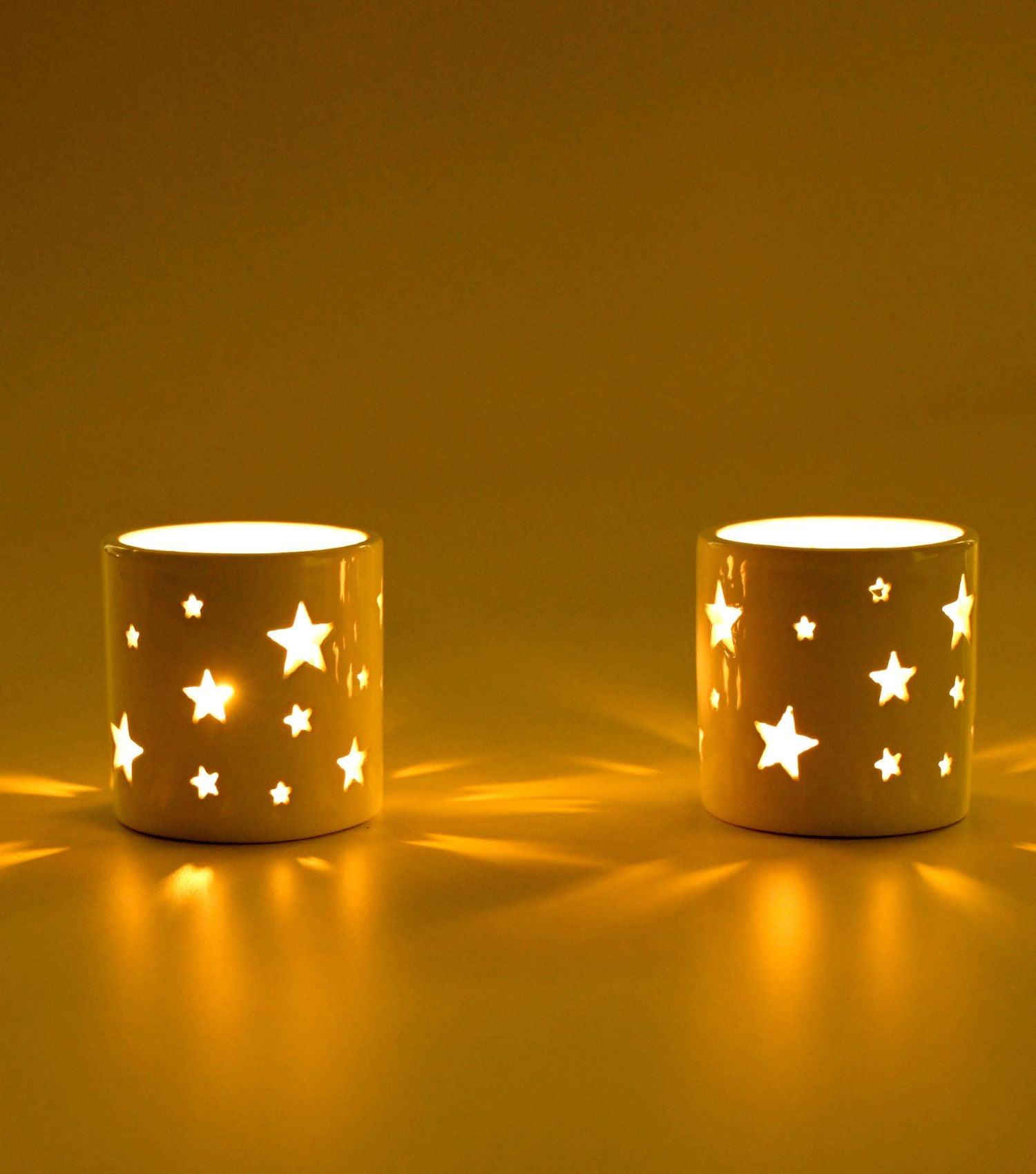 Celestial T lite holders Set of 4 - Elvy Lifestyle