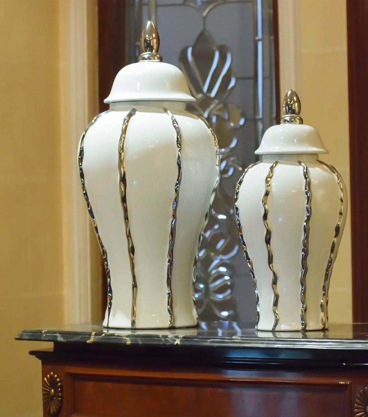 Streifen Jar Large - Elvy Lifestyle