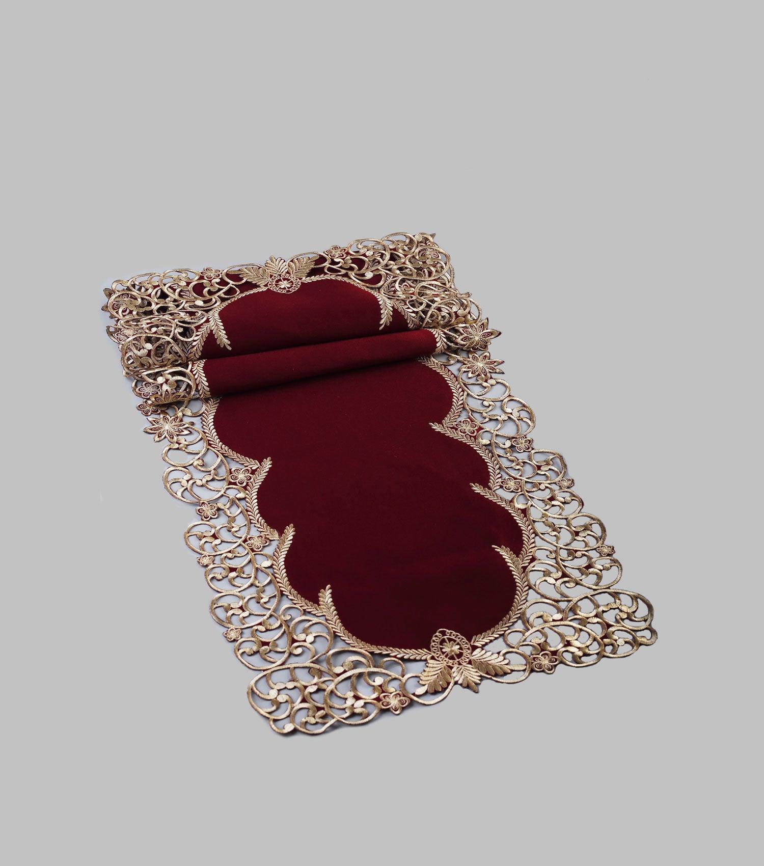 Paisley Burgundy Runner - Elvy Lifestyle