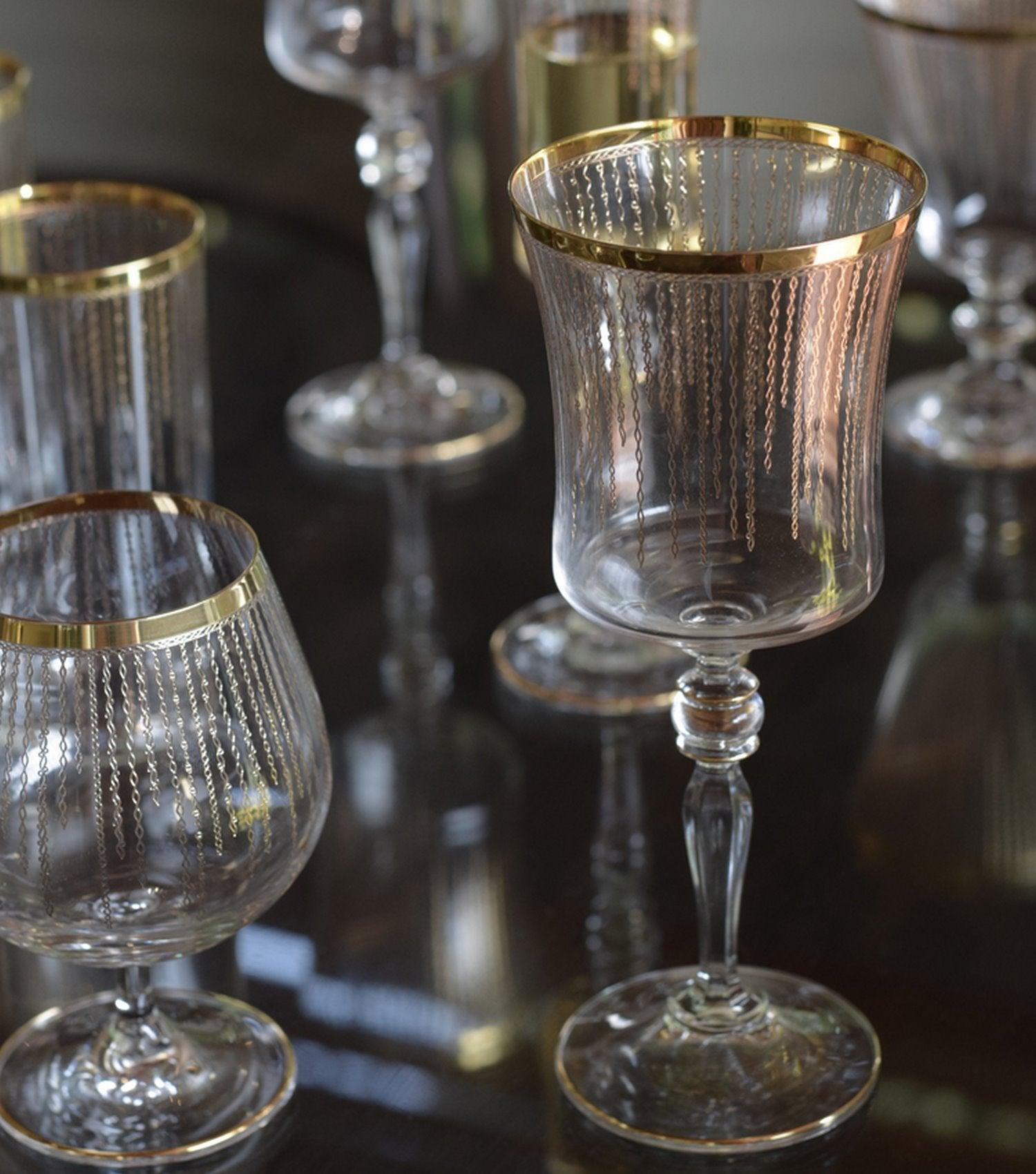 Celebration Wine Glasses Set of 6 - Elvy Lifestyle