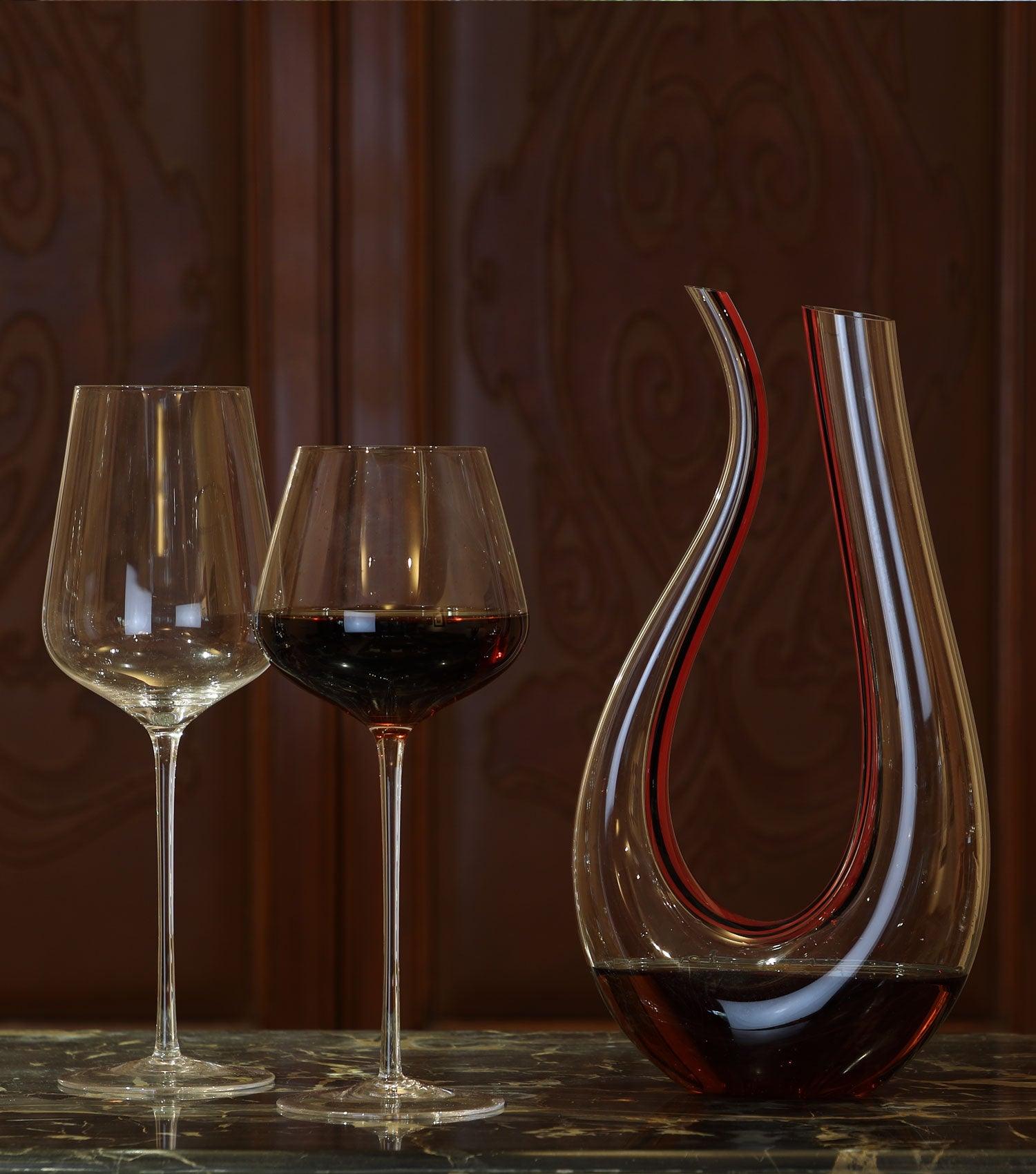 Empire Red wine glass Set of 4 - Elvy Lifestyle