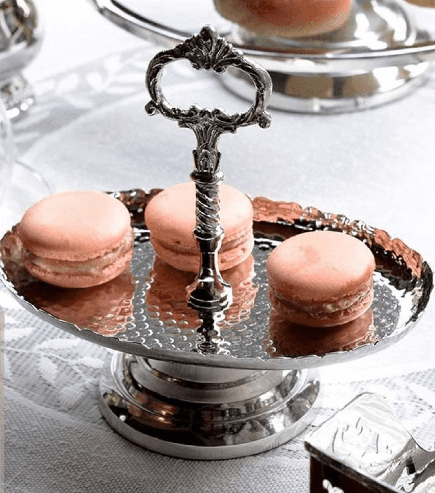 Elizabethan Single Tier Nickel - Elvy Lifestyle