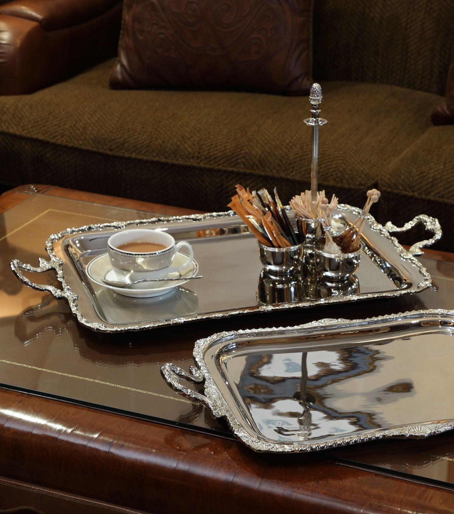 Victorian Rectangle Tray Large - Elvy Lifestyle