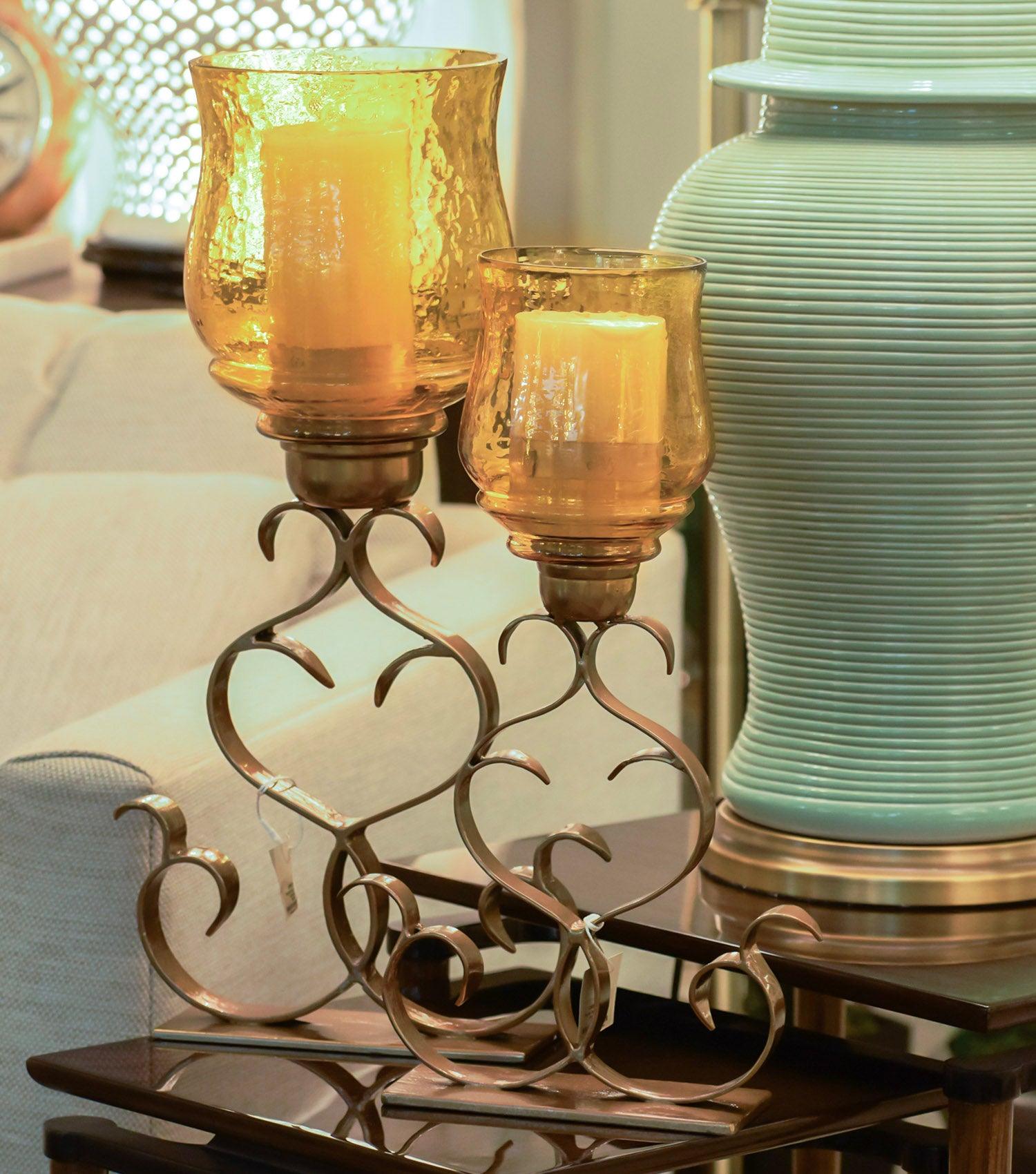 Aura hurricane Antique gold Large - Elvy Lifestyle