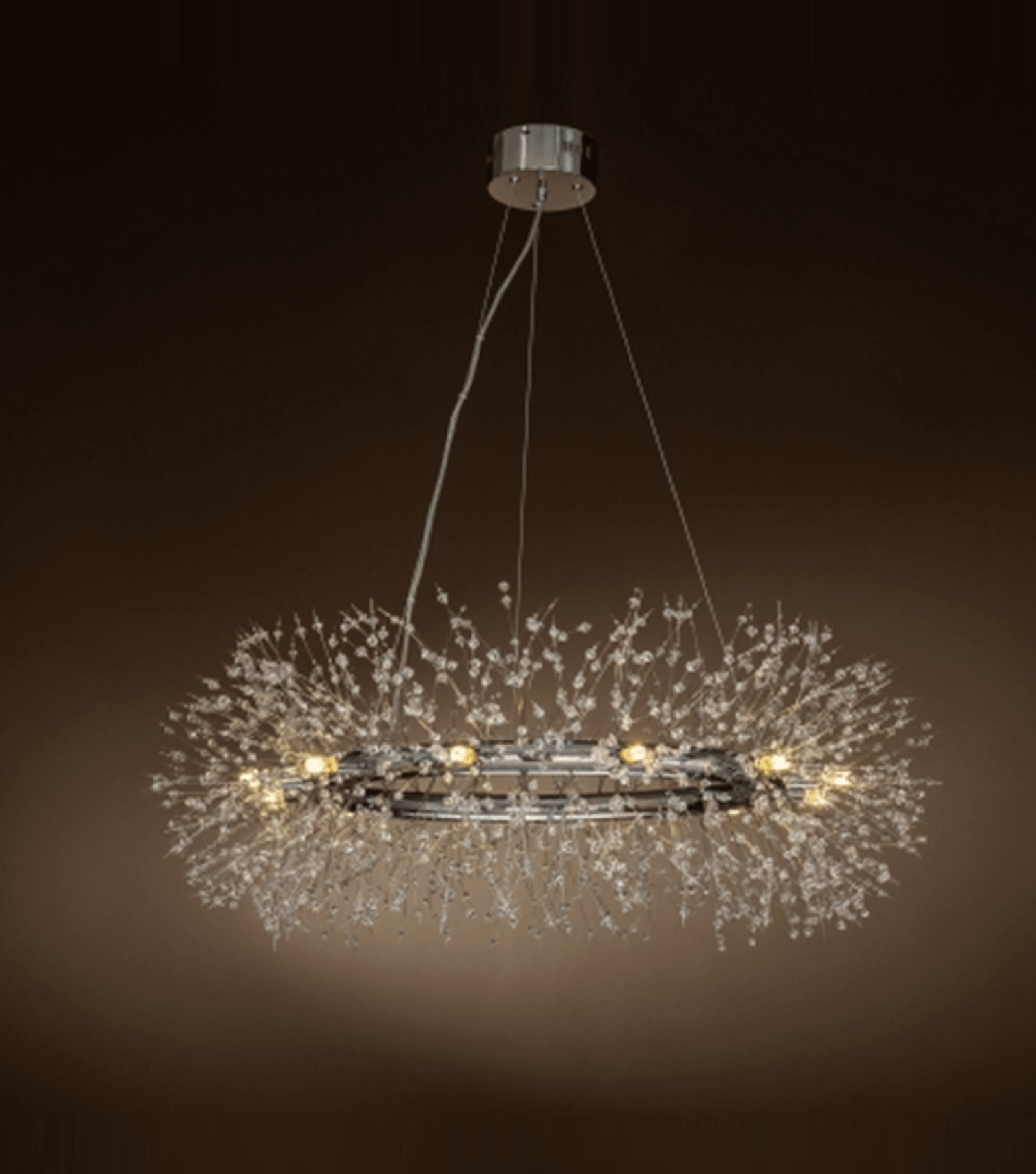 Fleur chandelier Nickel Small - Elvy Lifestyle