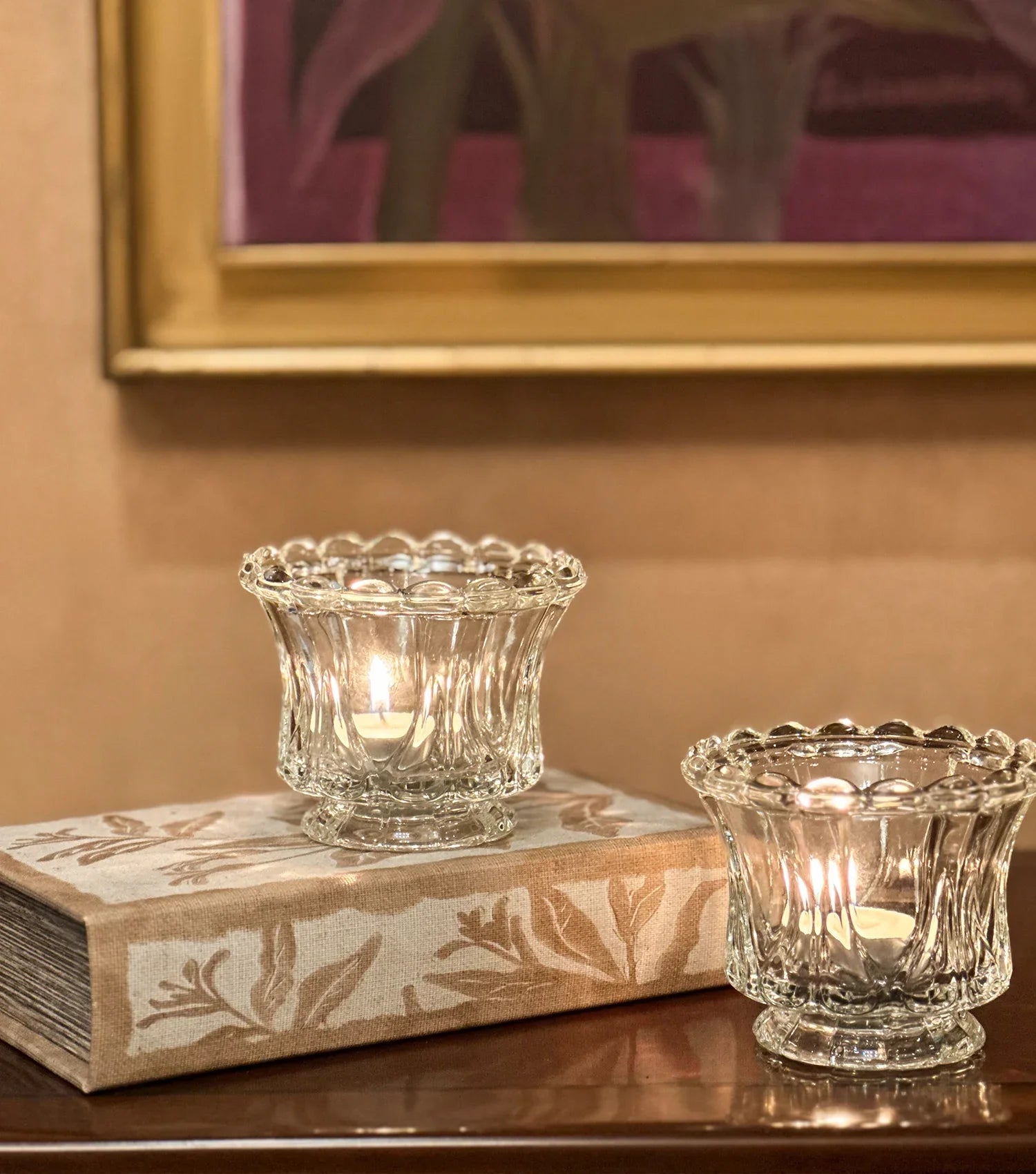 Lucent Tea Light Holder S/2