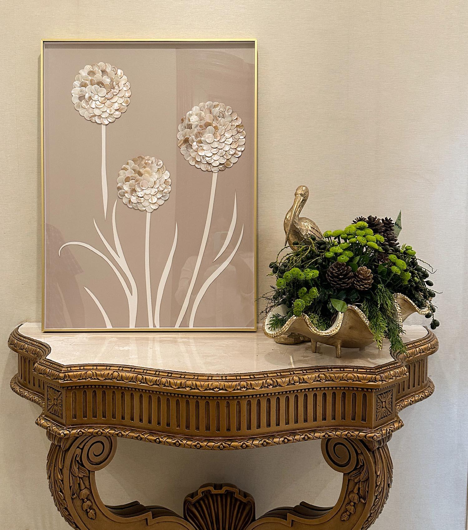 Cluster Bloom MOP Wall Art