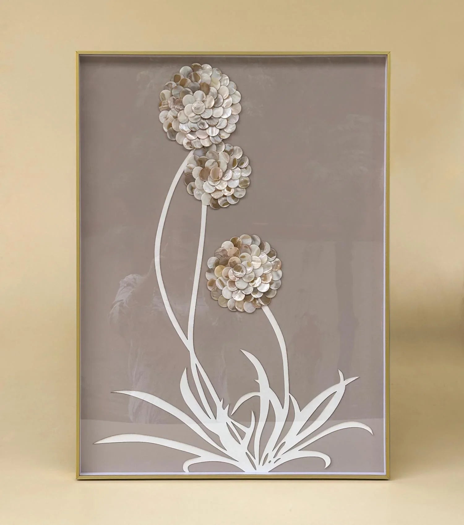 Whispering Trio MOP wall art