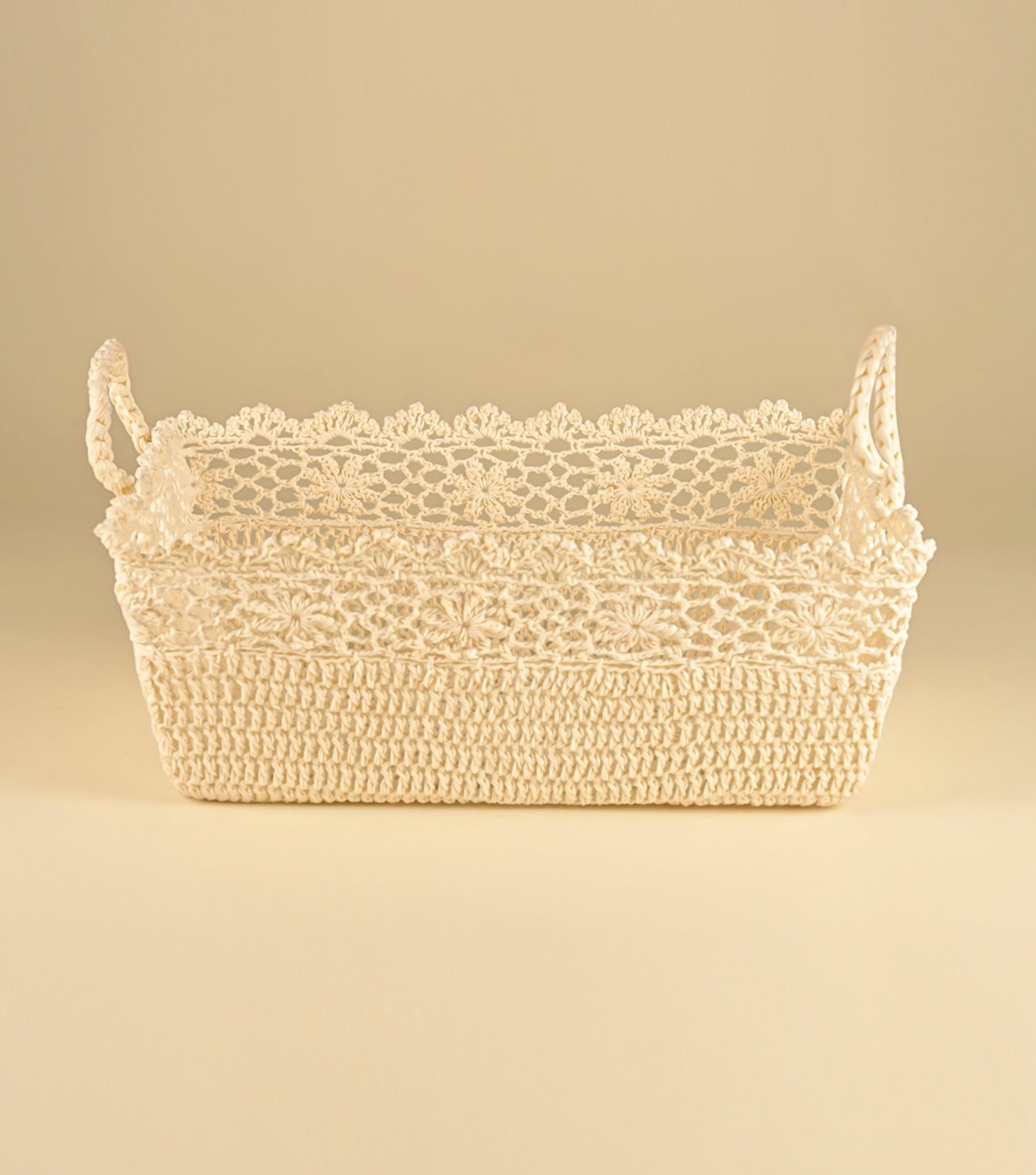 Crochet Basket with handle