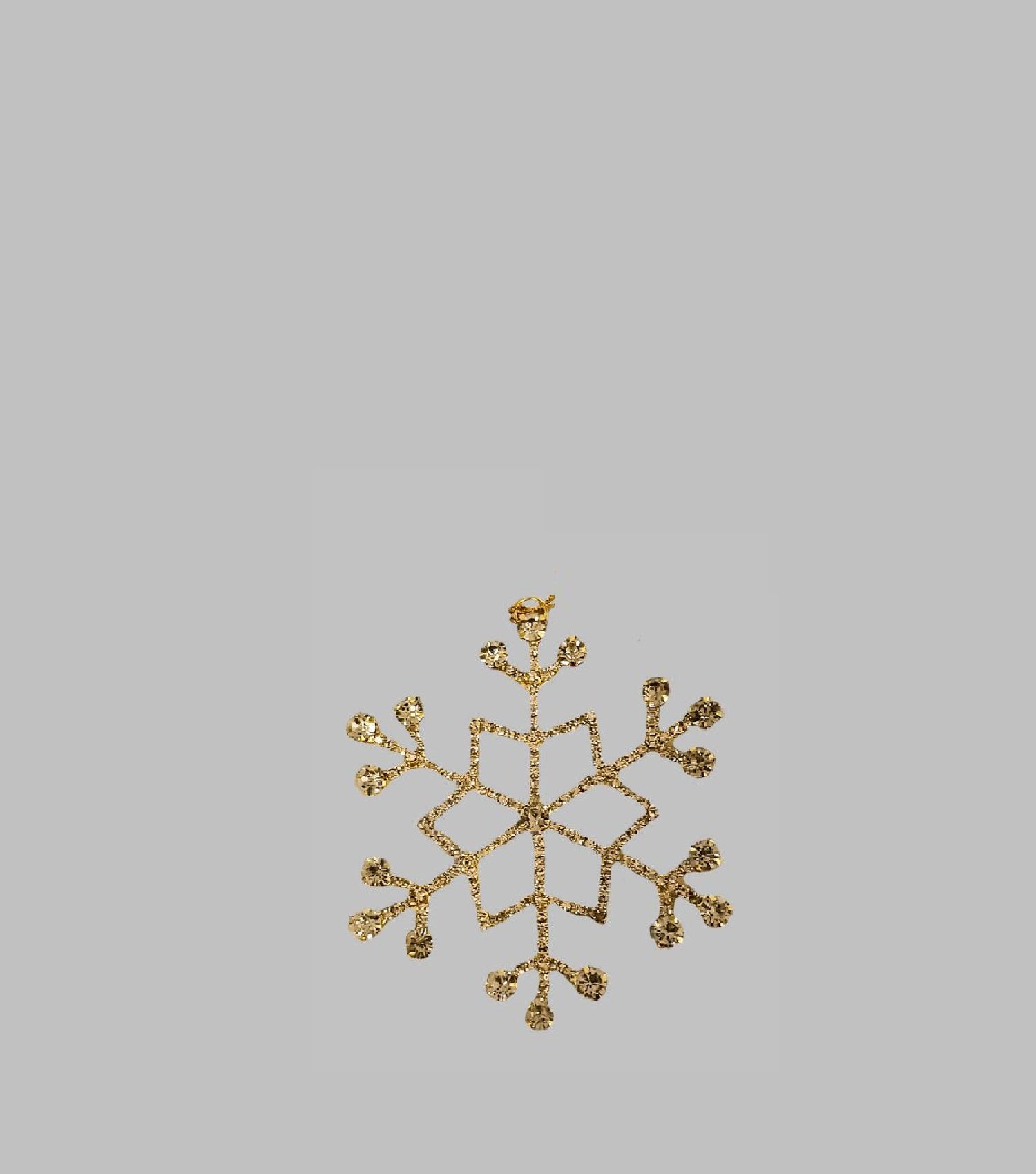 X Mas Beaded Snowflake ornament