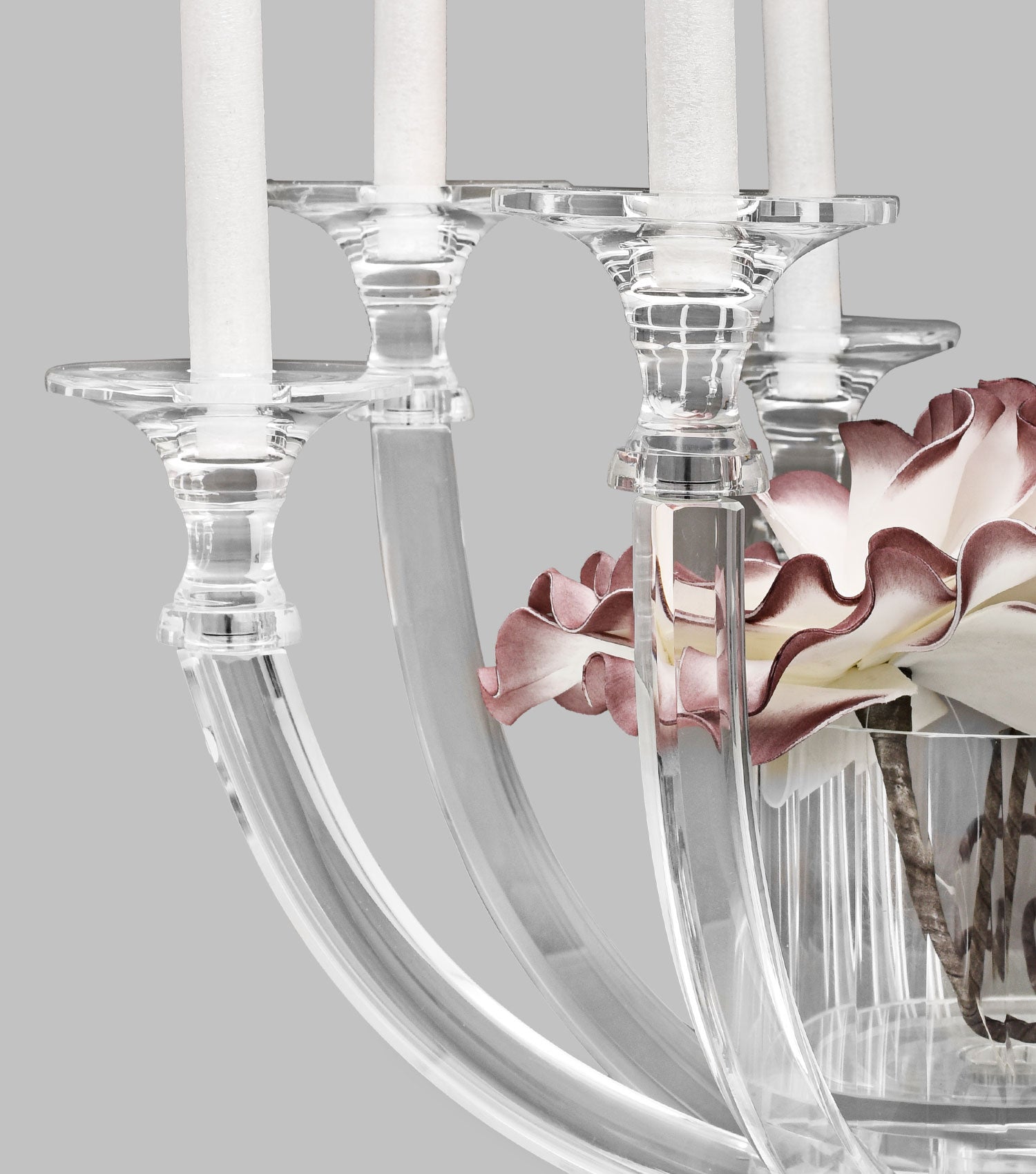 Crystal Candle Holder and Vase