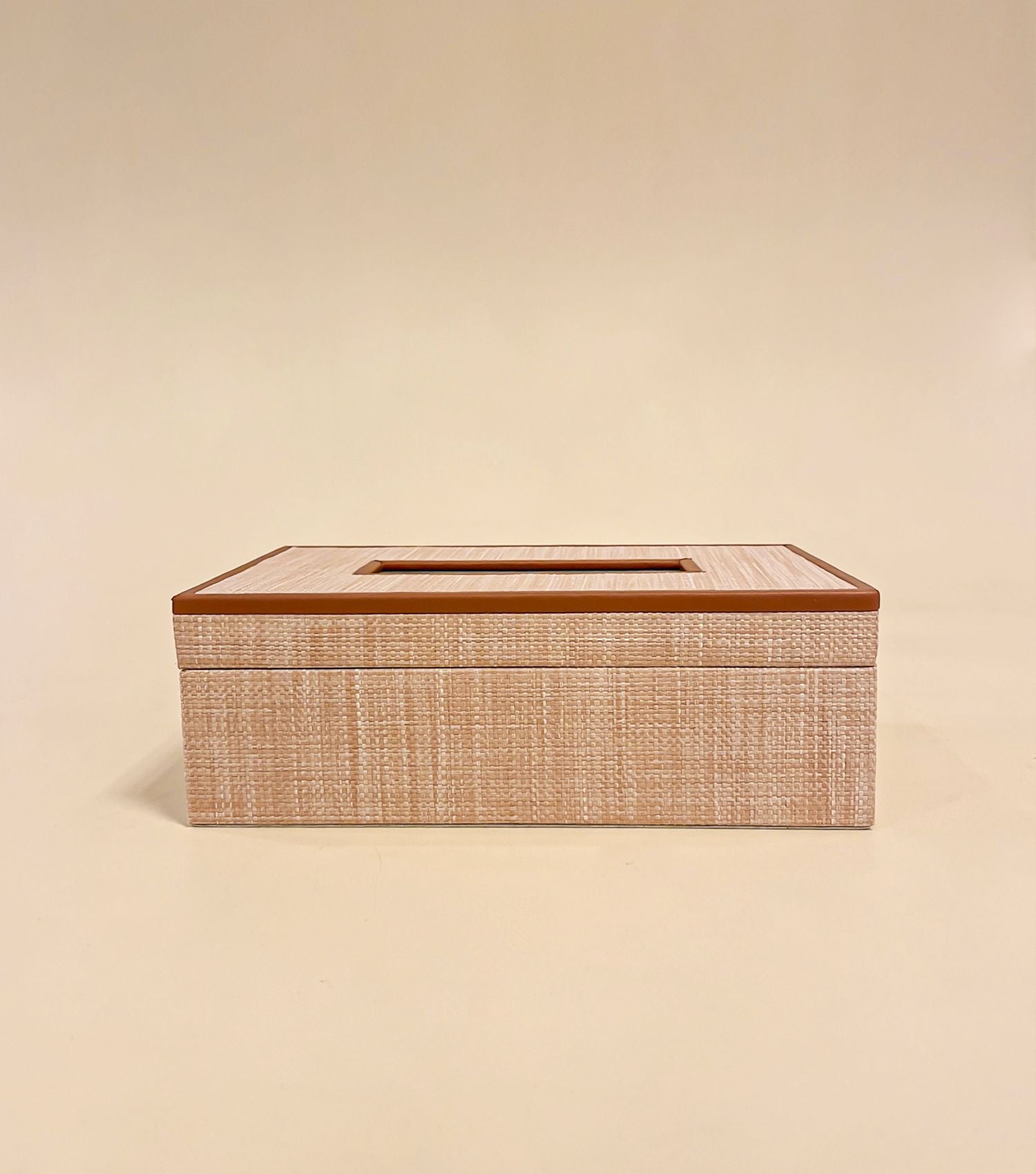 Raffia Tissue Box