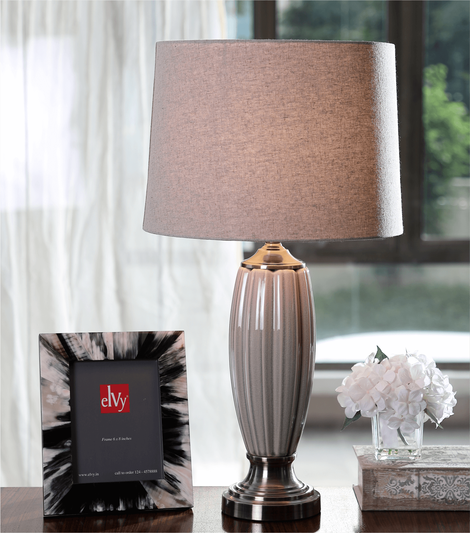 Celestial Taupe lamp