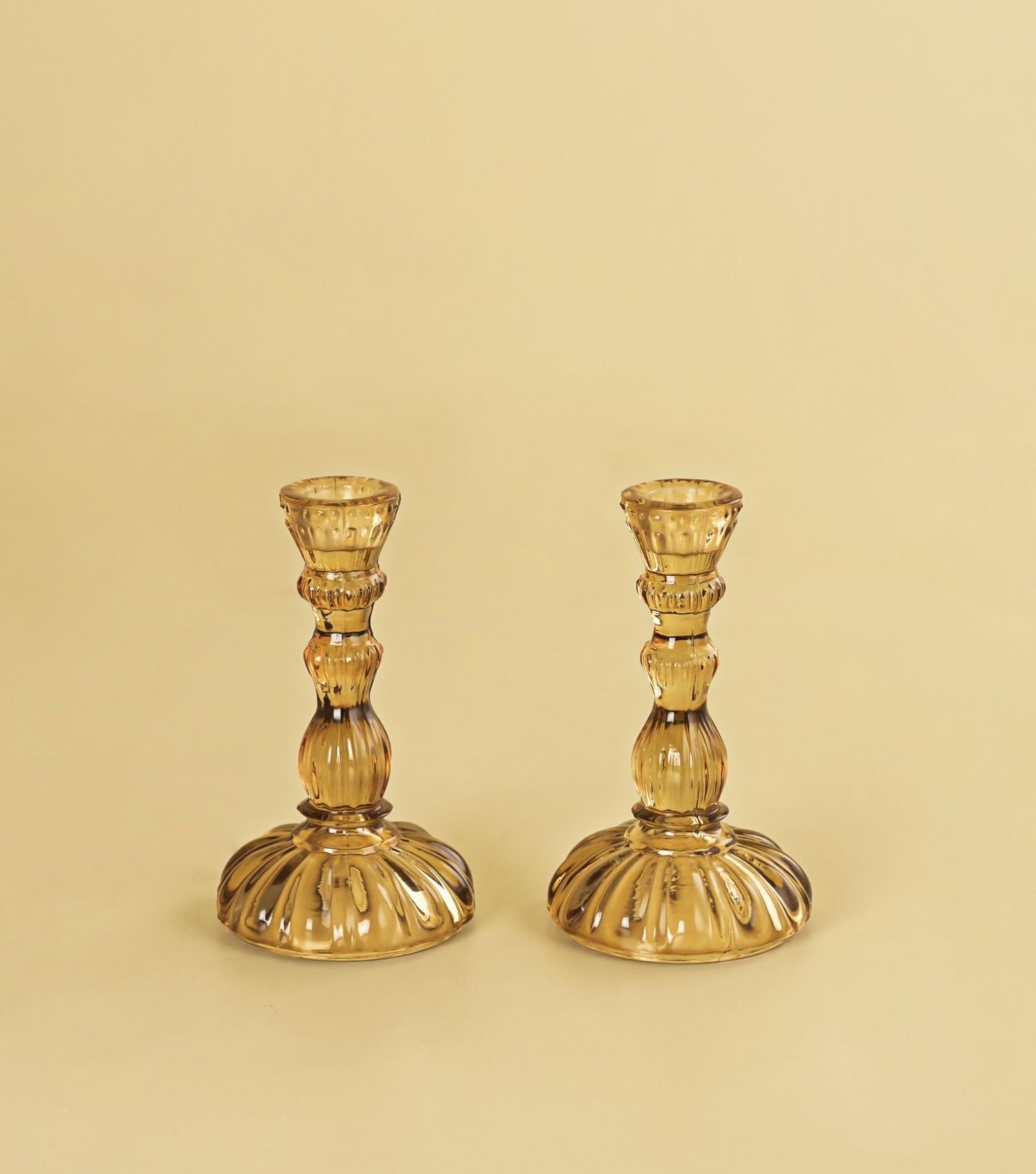Crystalline Candle stand  S/2