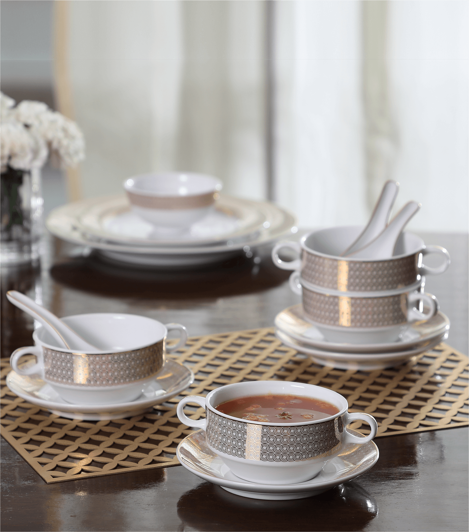 Maddisson Soup Set With Spoon