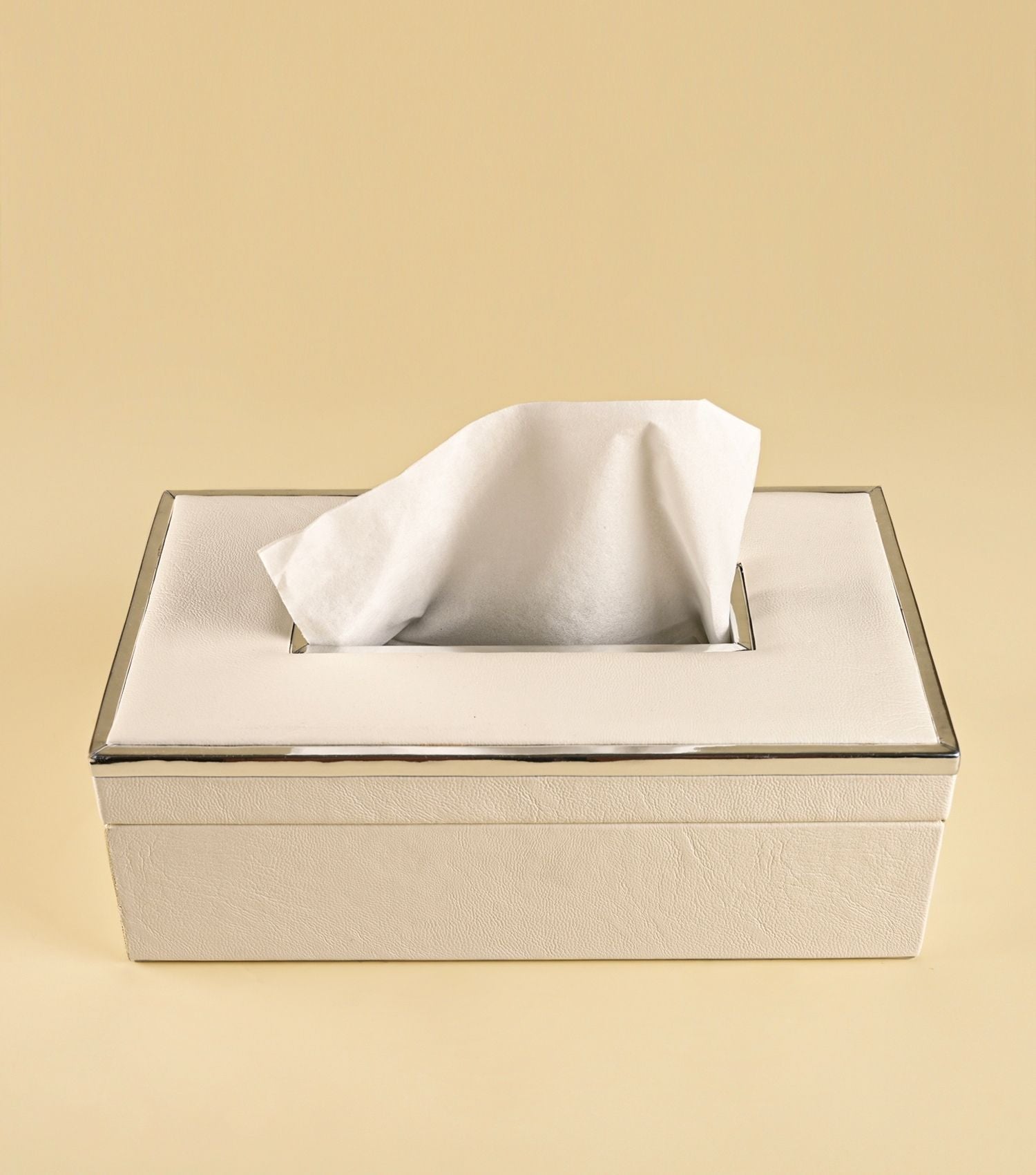 Spectrum Clear Tissue Box White