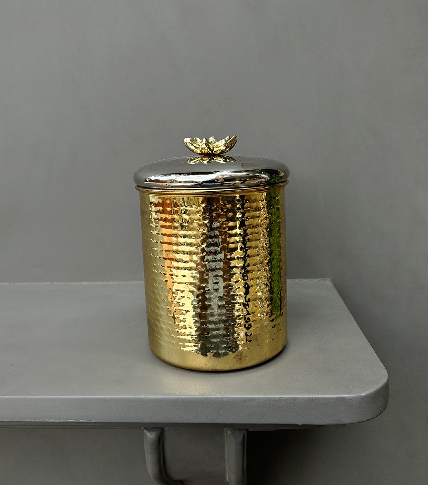 Zinnia jar Gold - Elvy Lifestyle