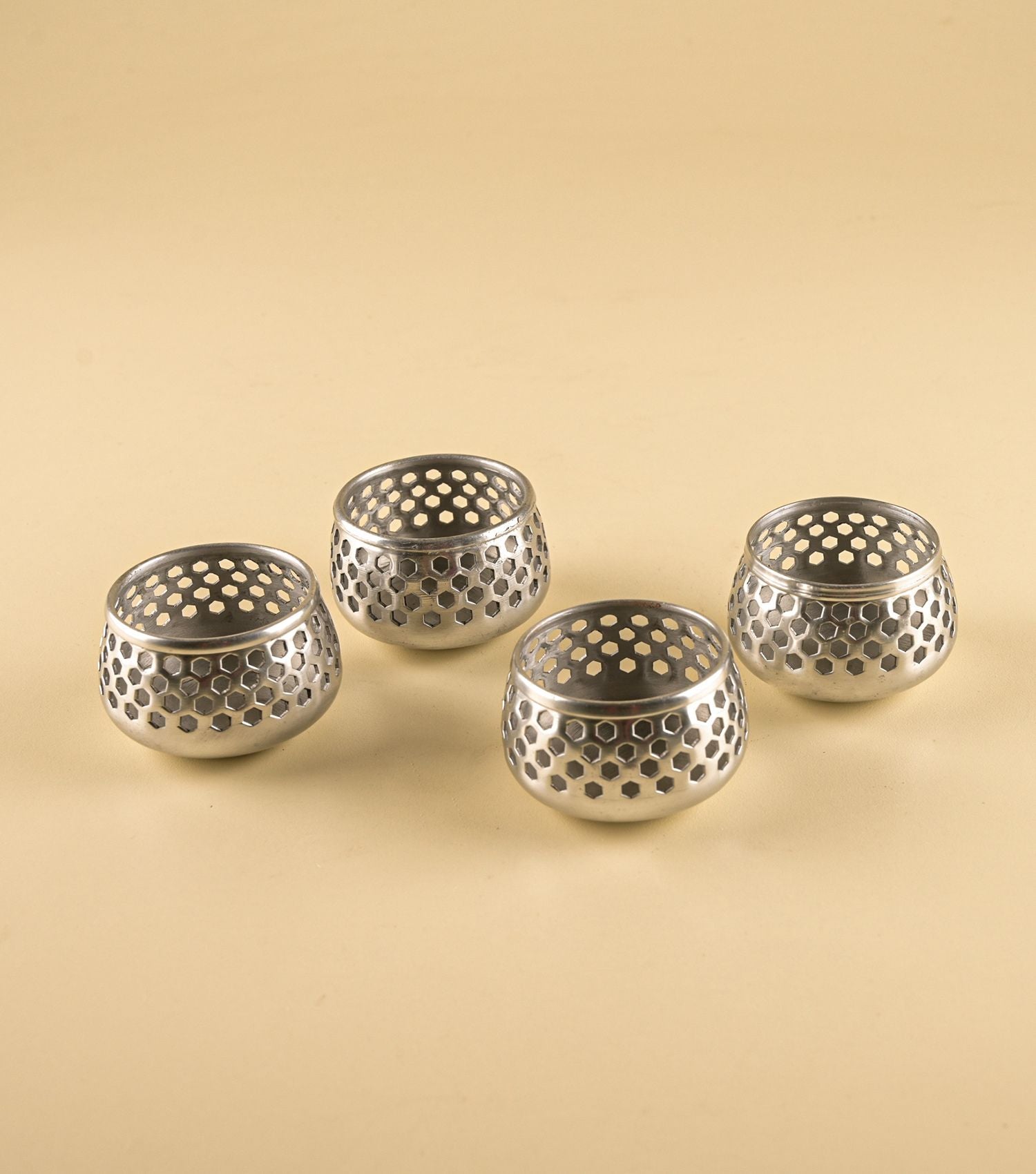 Chiaro silver floaters Set of 4