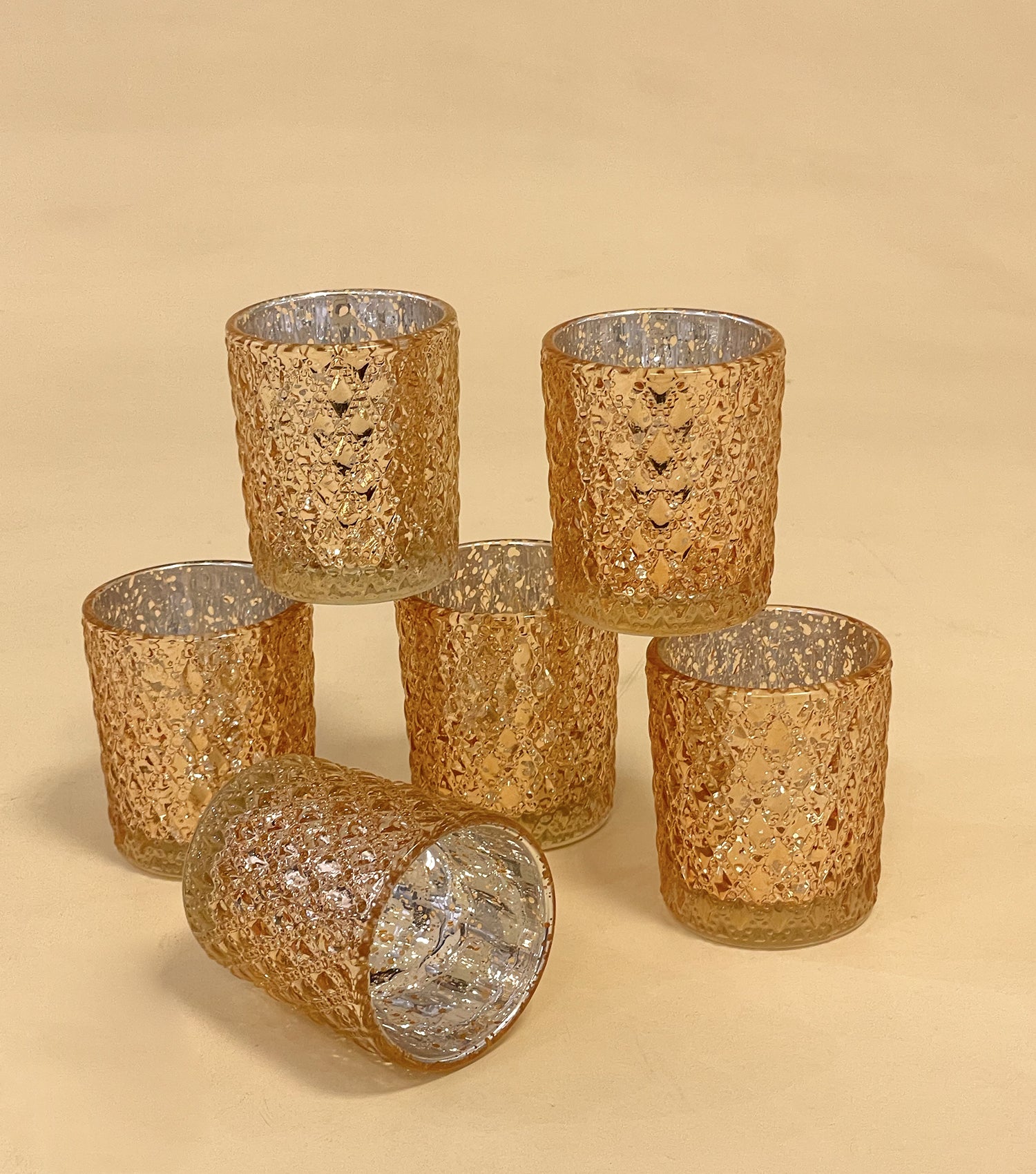 Opulence Embellished Votive set of 6