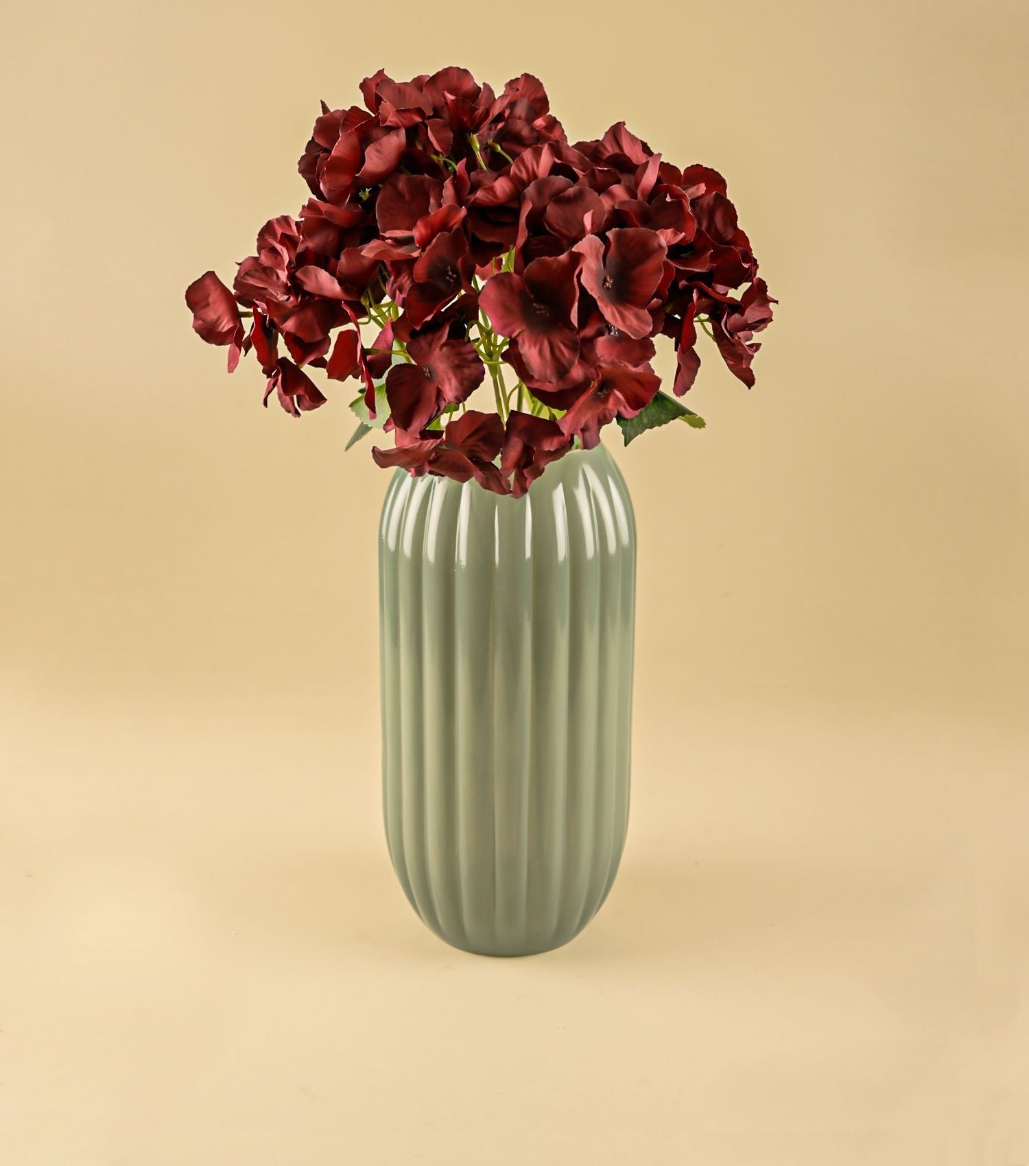 Iris Vase Tall Green
