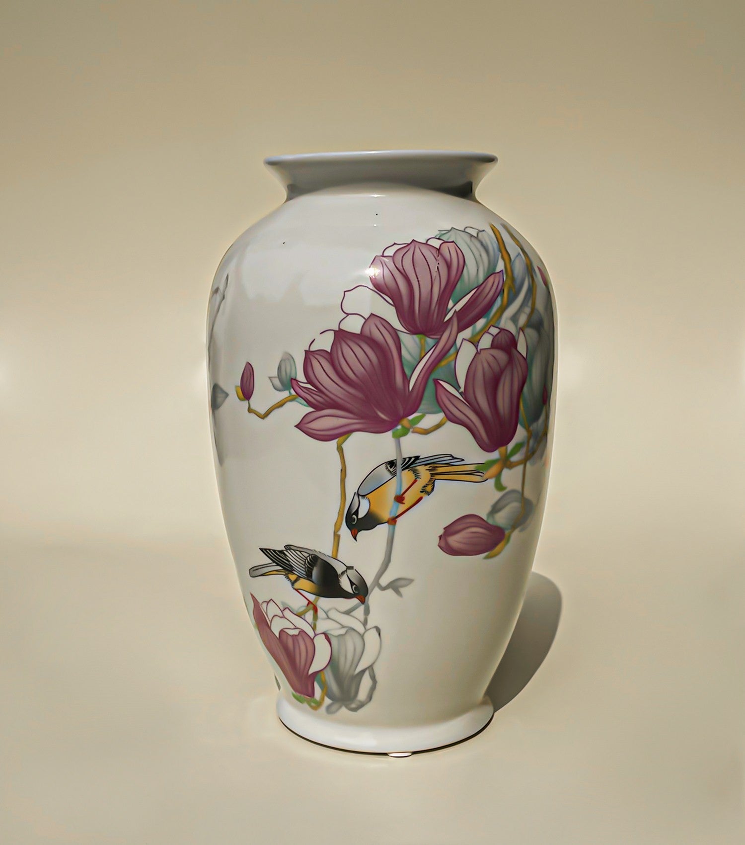 Magnolia Printed Vase - Elvy Lifestyle