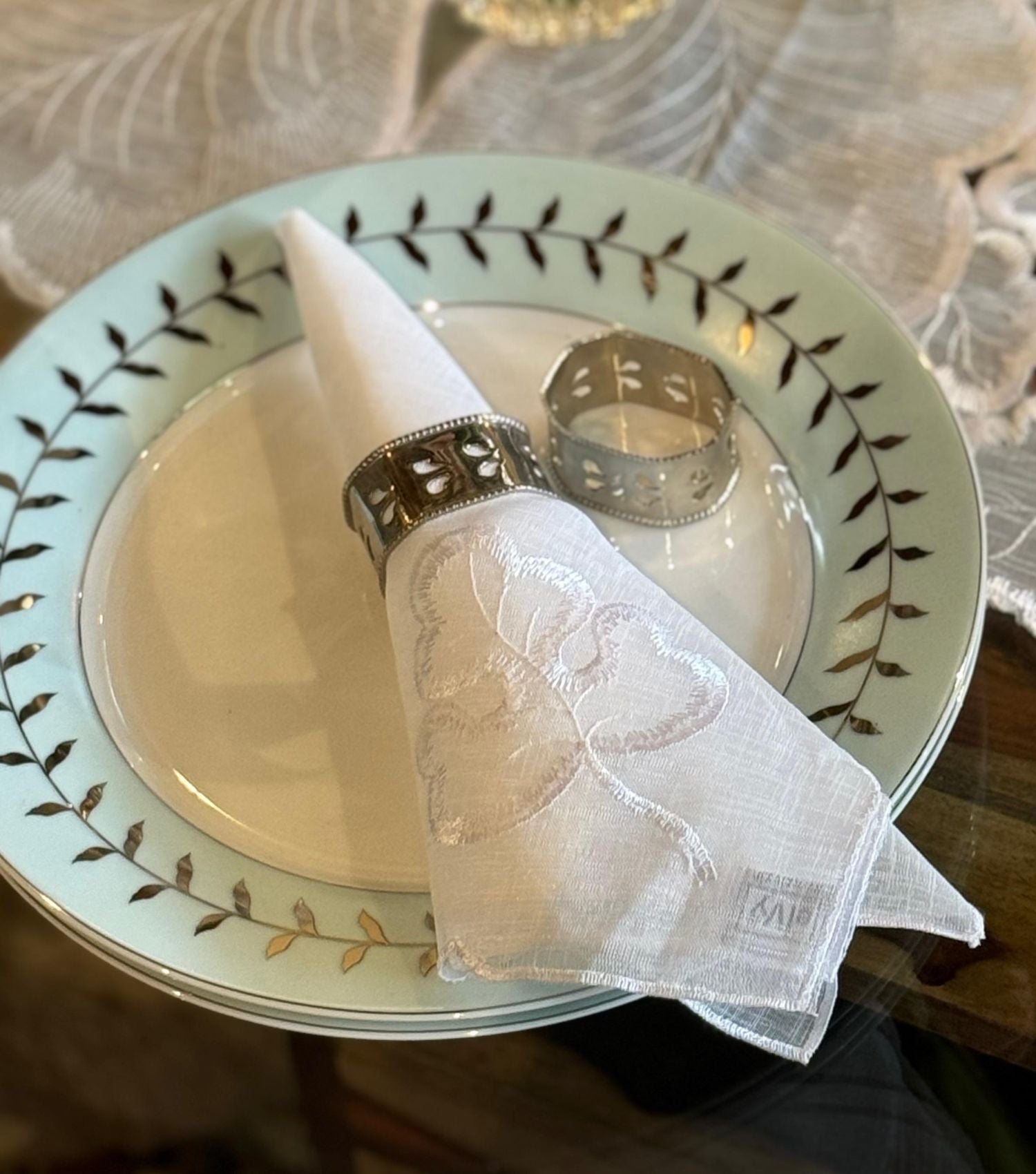 Rosemary Napkin Rings S/6 - Elvy Lifestyle