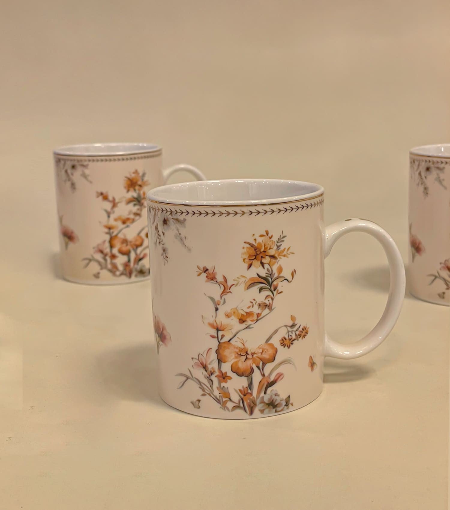 Jardin Coffee Mugs set of 4