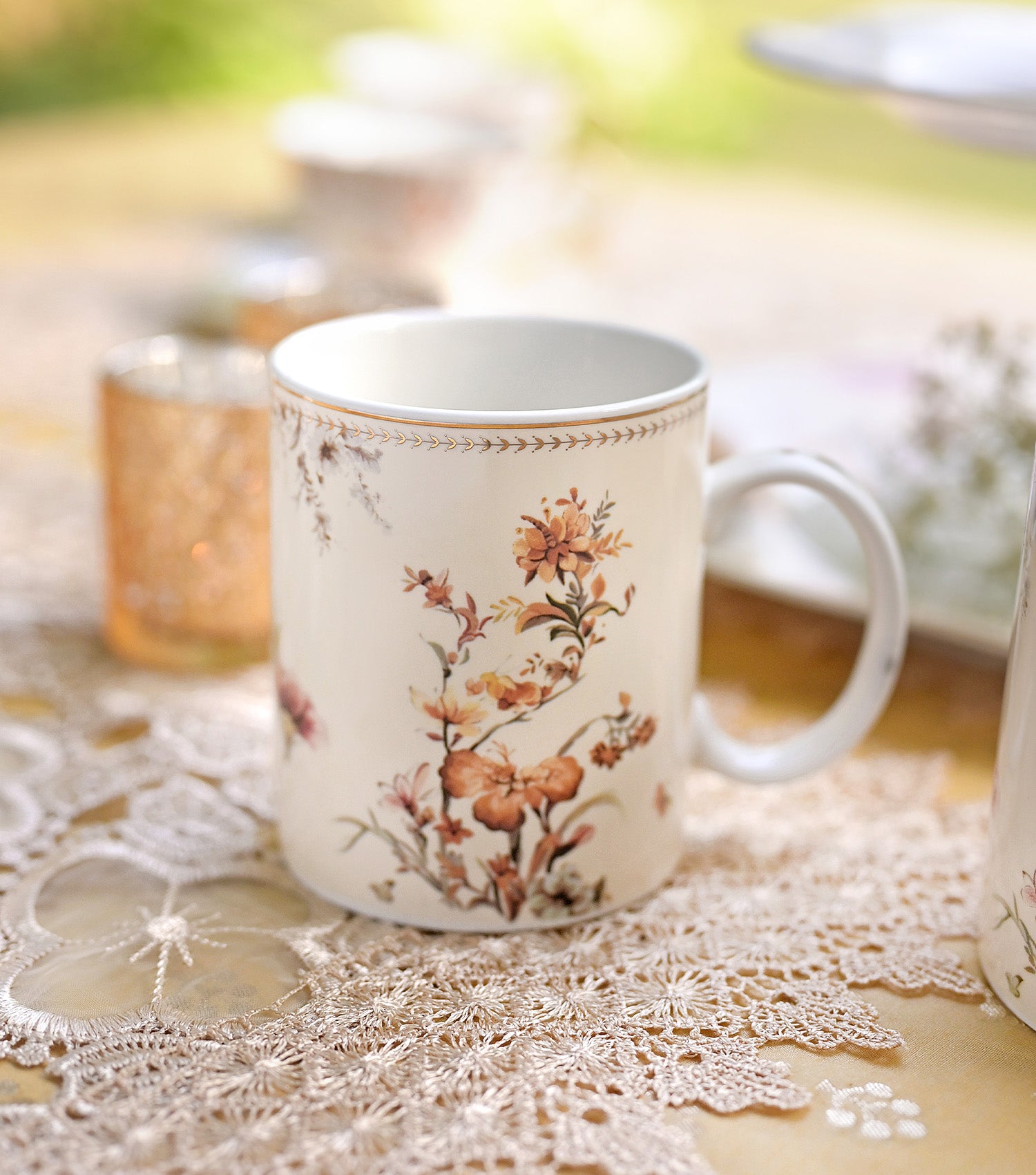 Jardin Coffee Mugs set of 4