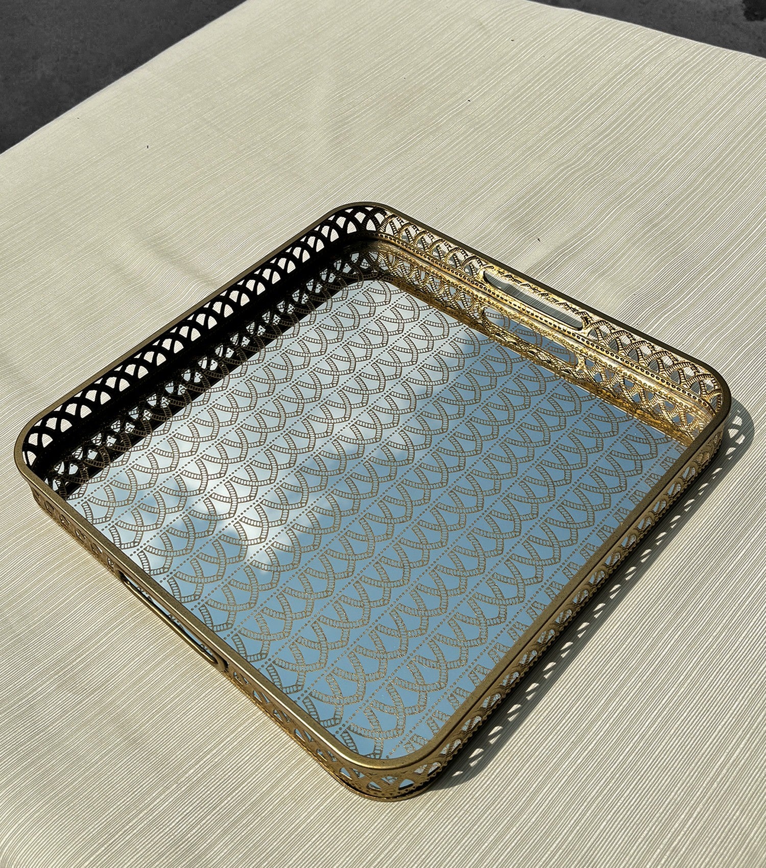 Opulence Fretwork Tray