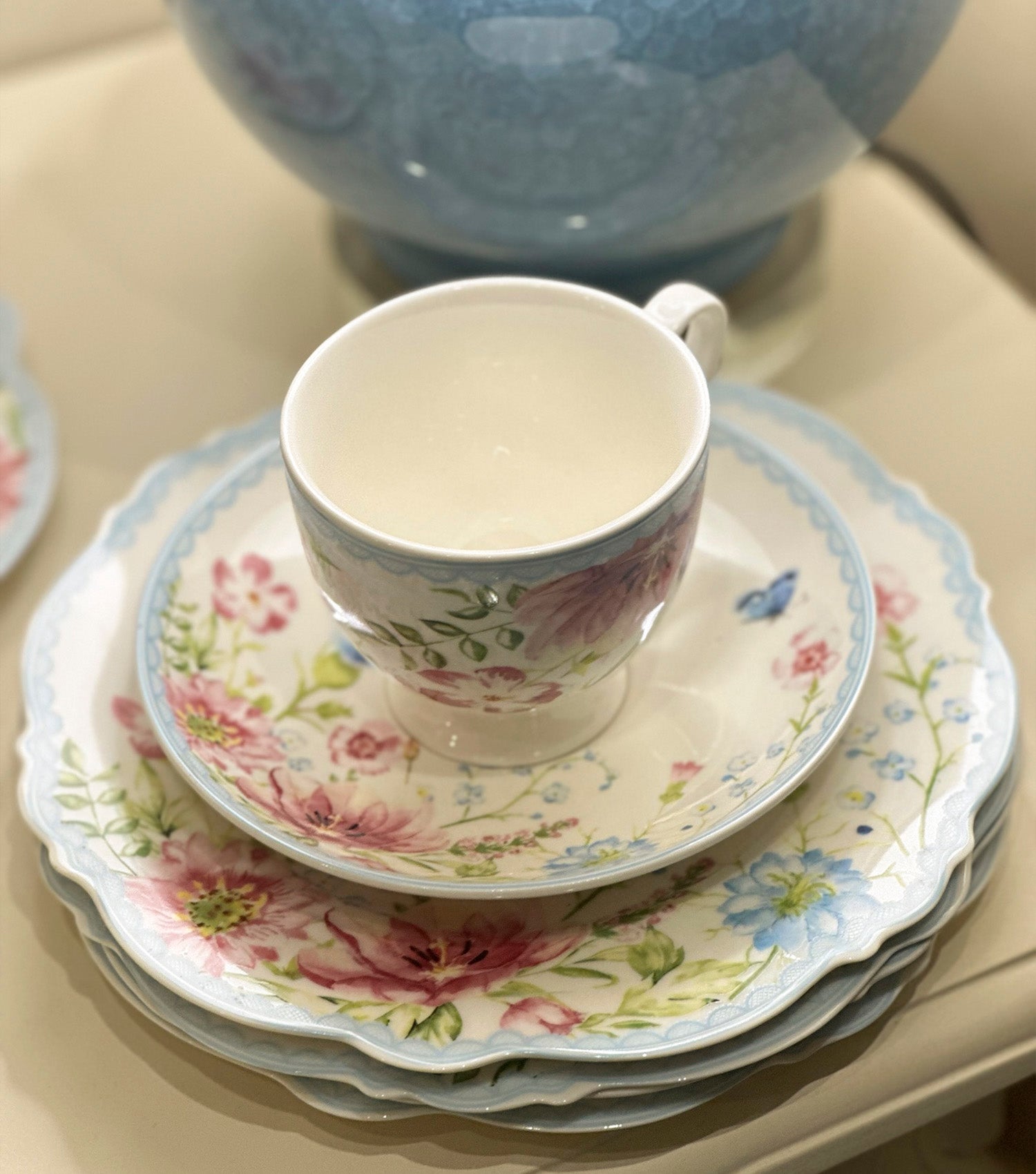 Floral Tea Set - Elvy Lifestyle