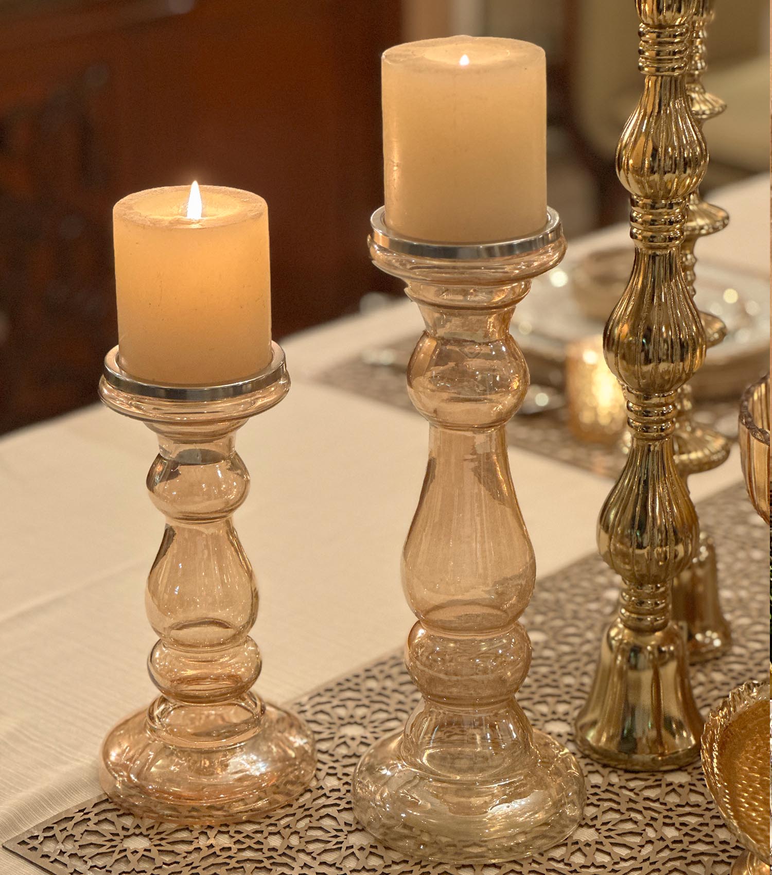 Opulence candle holder Large