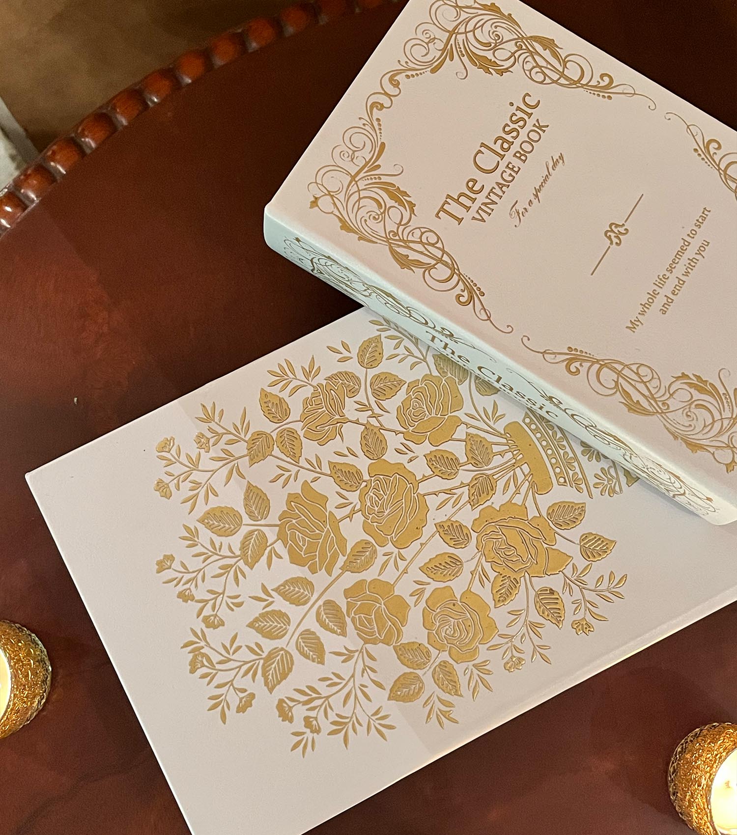 Golden Bloom Book Box set of 2